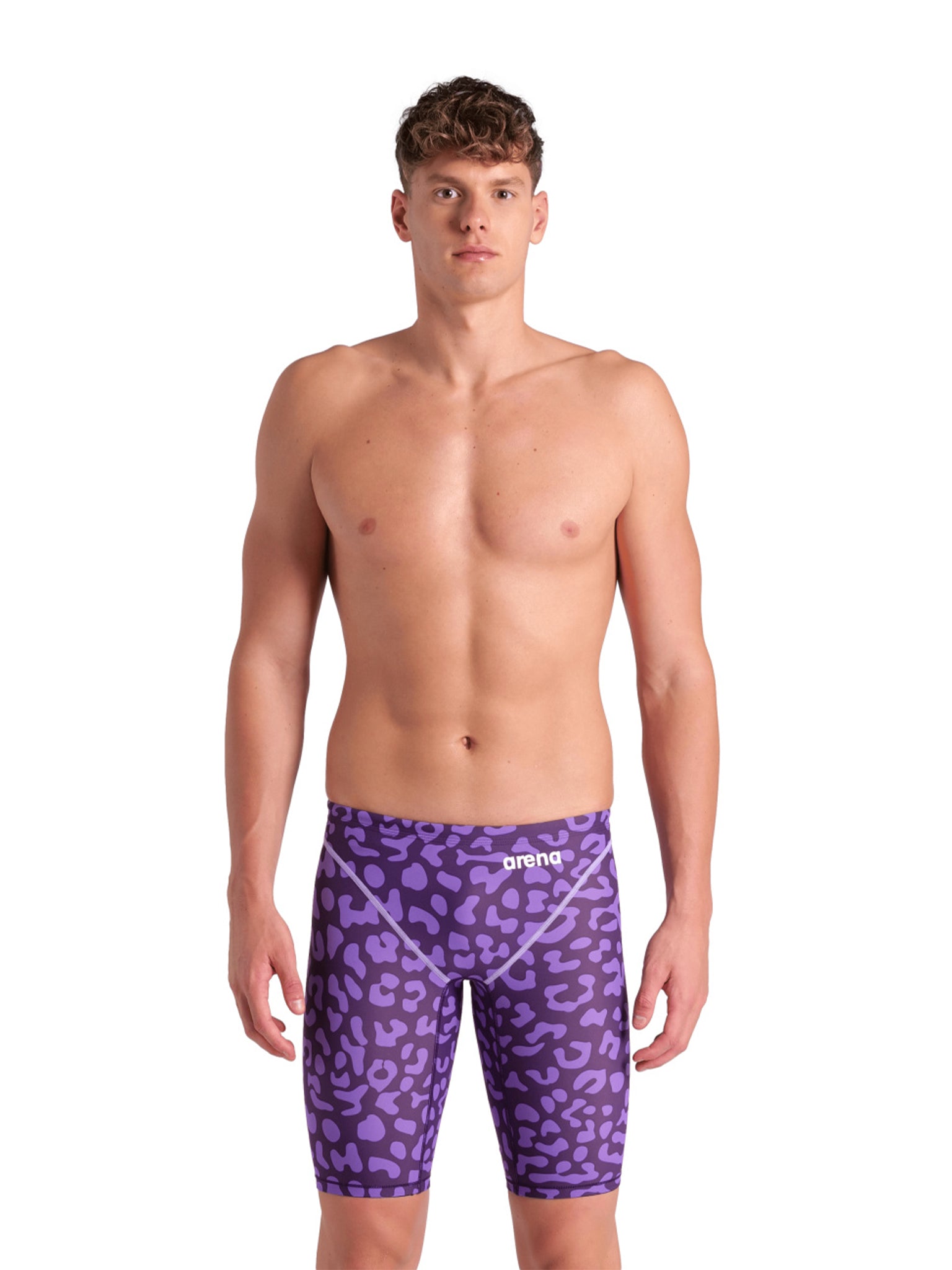 Maillot de compétition Powerskin St Next Jammer pour hommes E.L. - Leopard Skin Violet