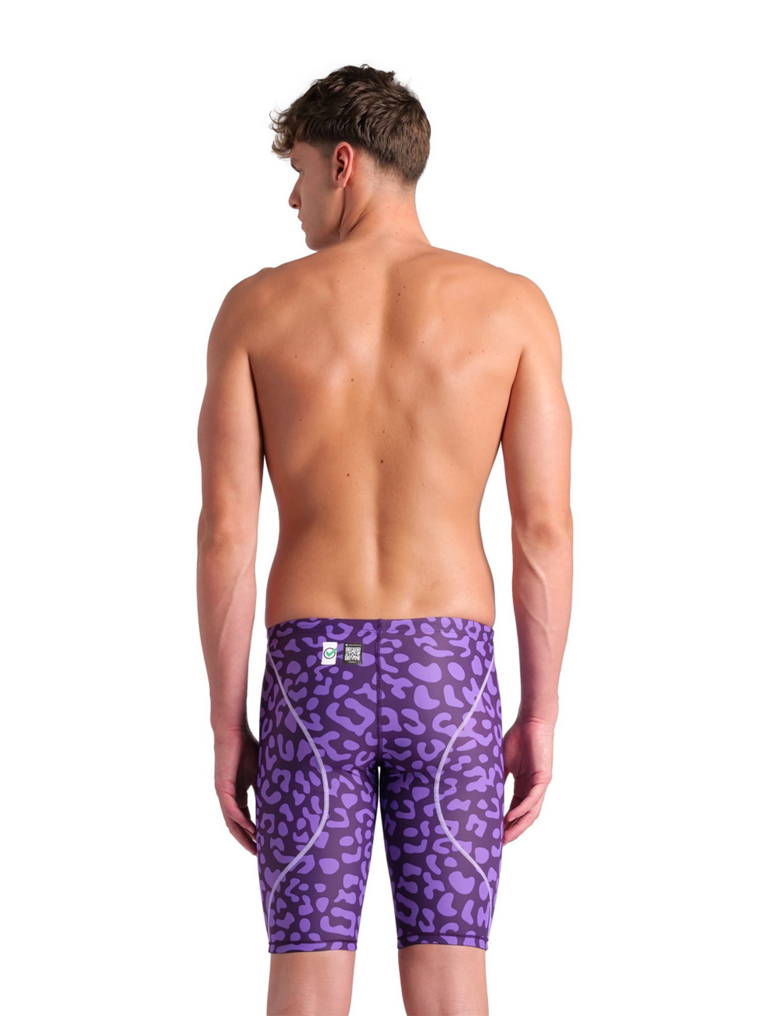 Maillot de compétition Powerskin St Next Jammer pour hommes E.L. - Leopard Skin Violet