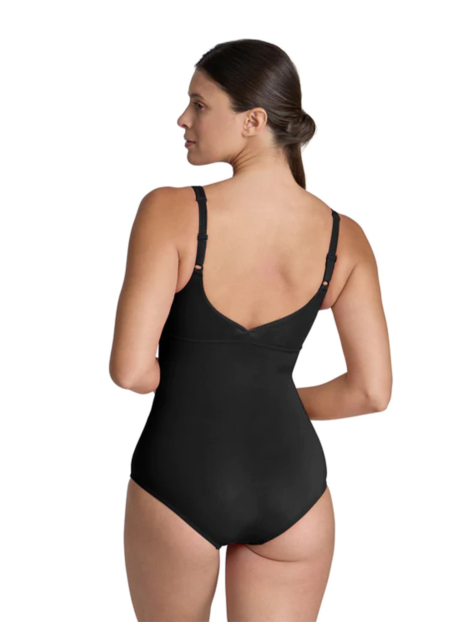 Women's Bodylift Jewel Low Bonnet C One Piece Swimsuit - Black/White