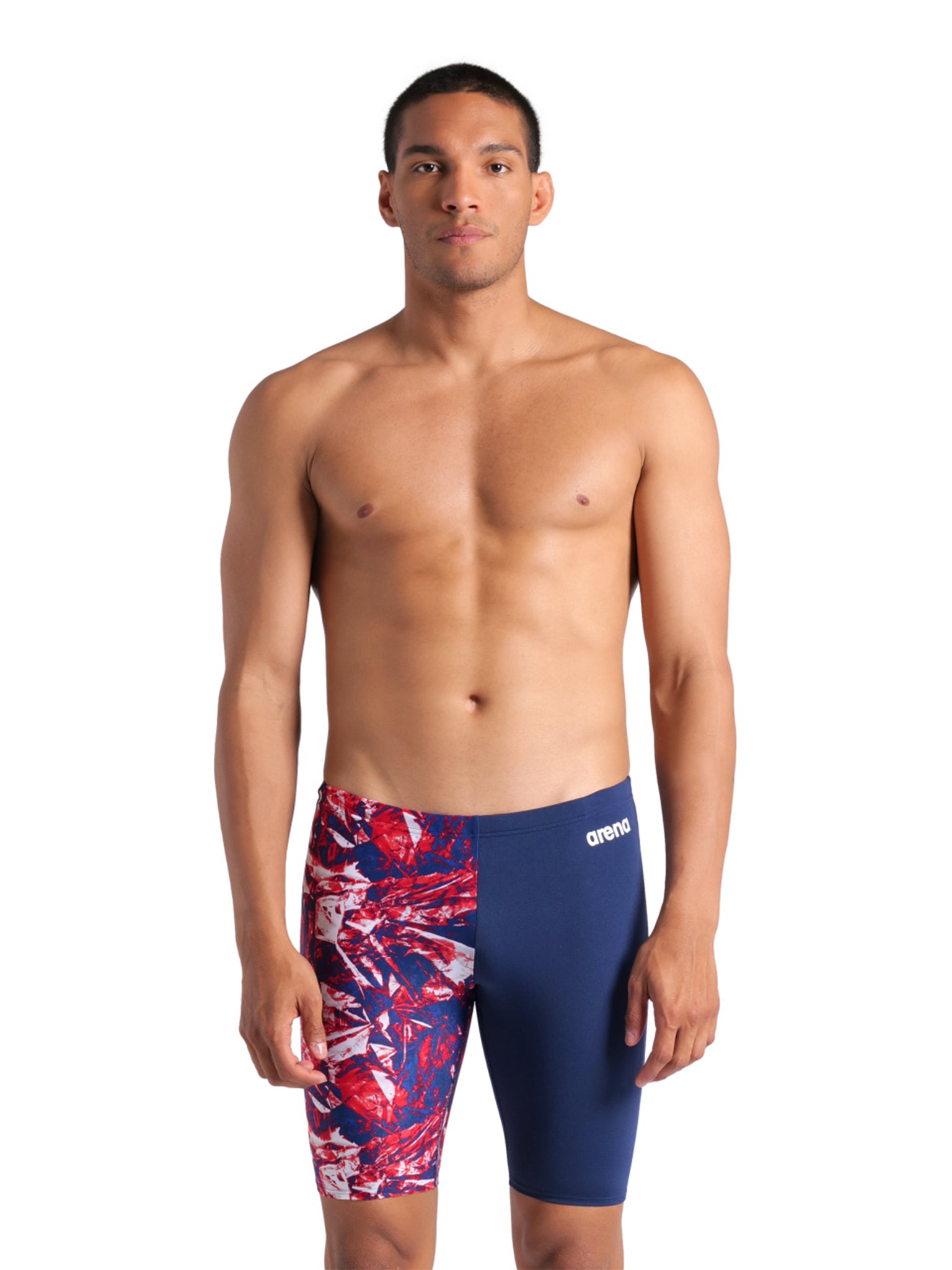 Cuissard de natation Team Crackel pour hommes - Marine/Multi