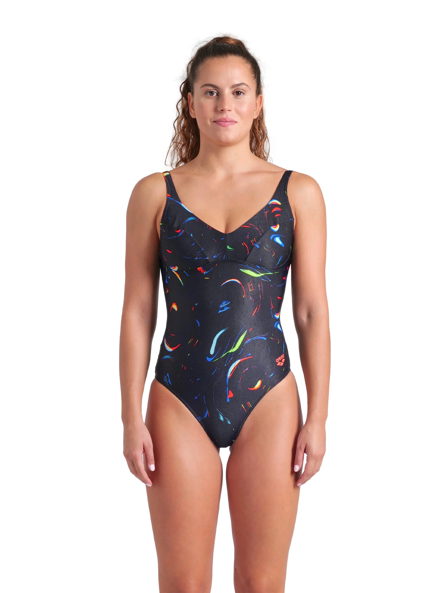 Maillot de bain une-pièce Abyss U Back pour femmes - Noir