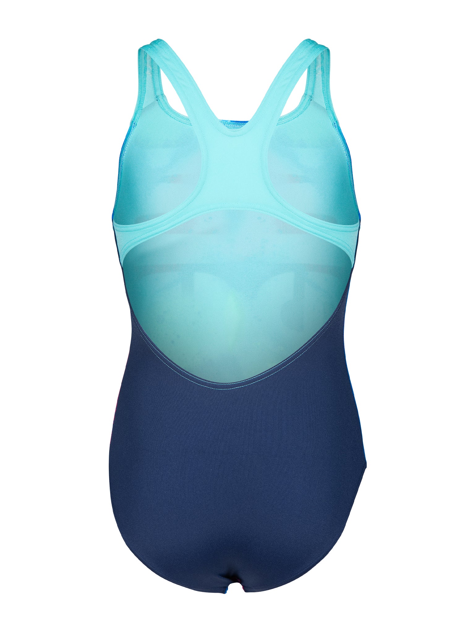 Maillot de bain une-pièce Spray Paint Pro Back pour filles - Marine/Eau
