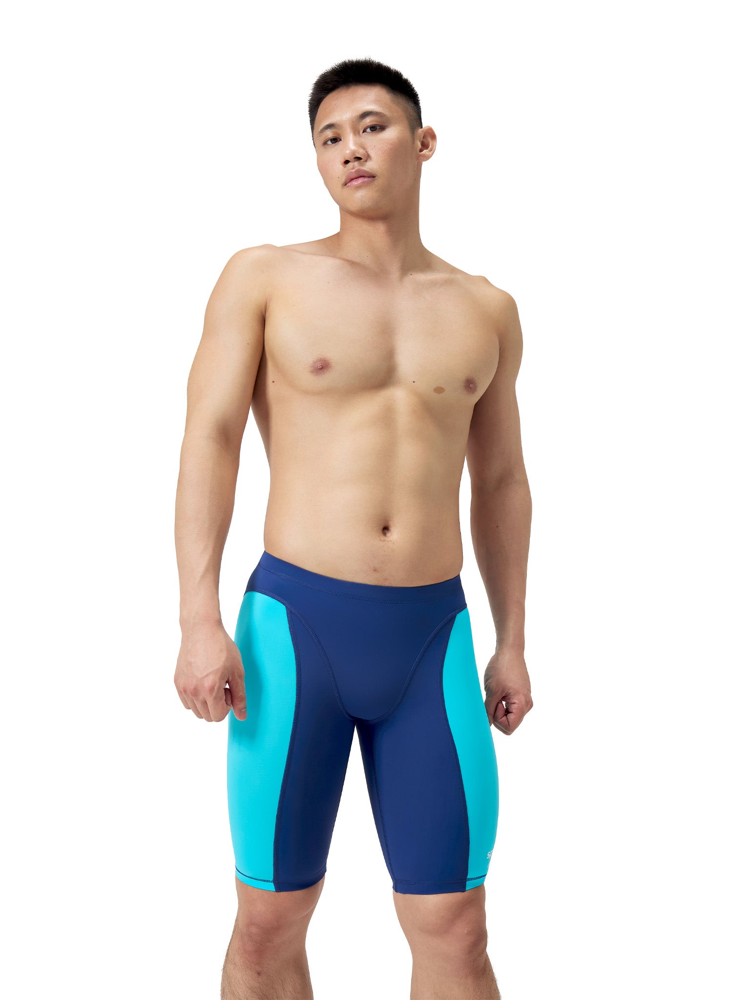 Maillot de compétition Solid Vanquisher Jammer pour hommes - Piction Blue