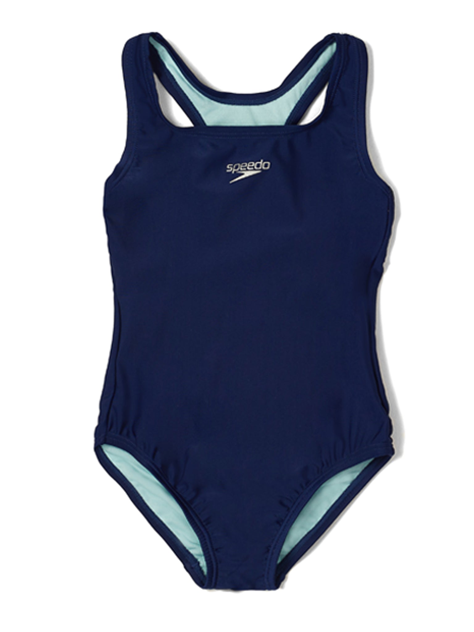 Girl's Racerback One Piece Swimsuit - Black