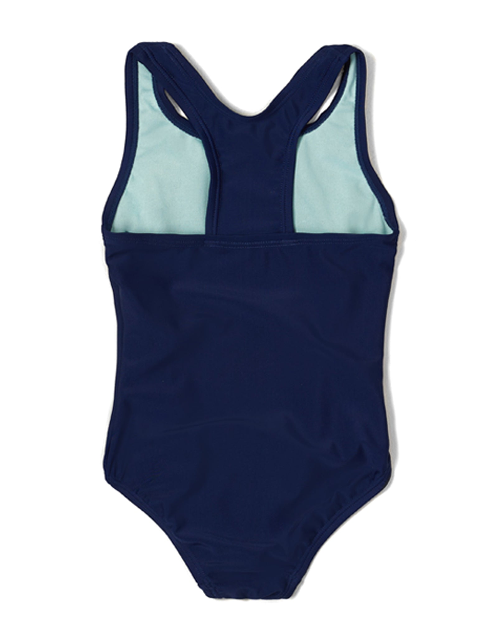Girl's Racerback One Piece Swimsuit - Black