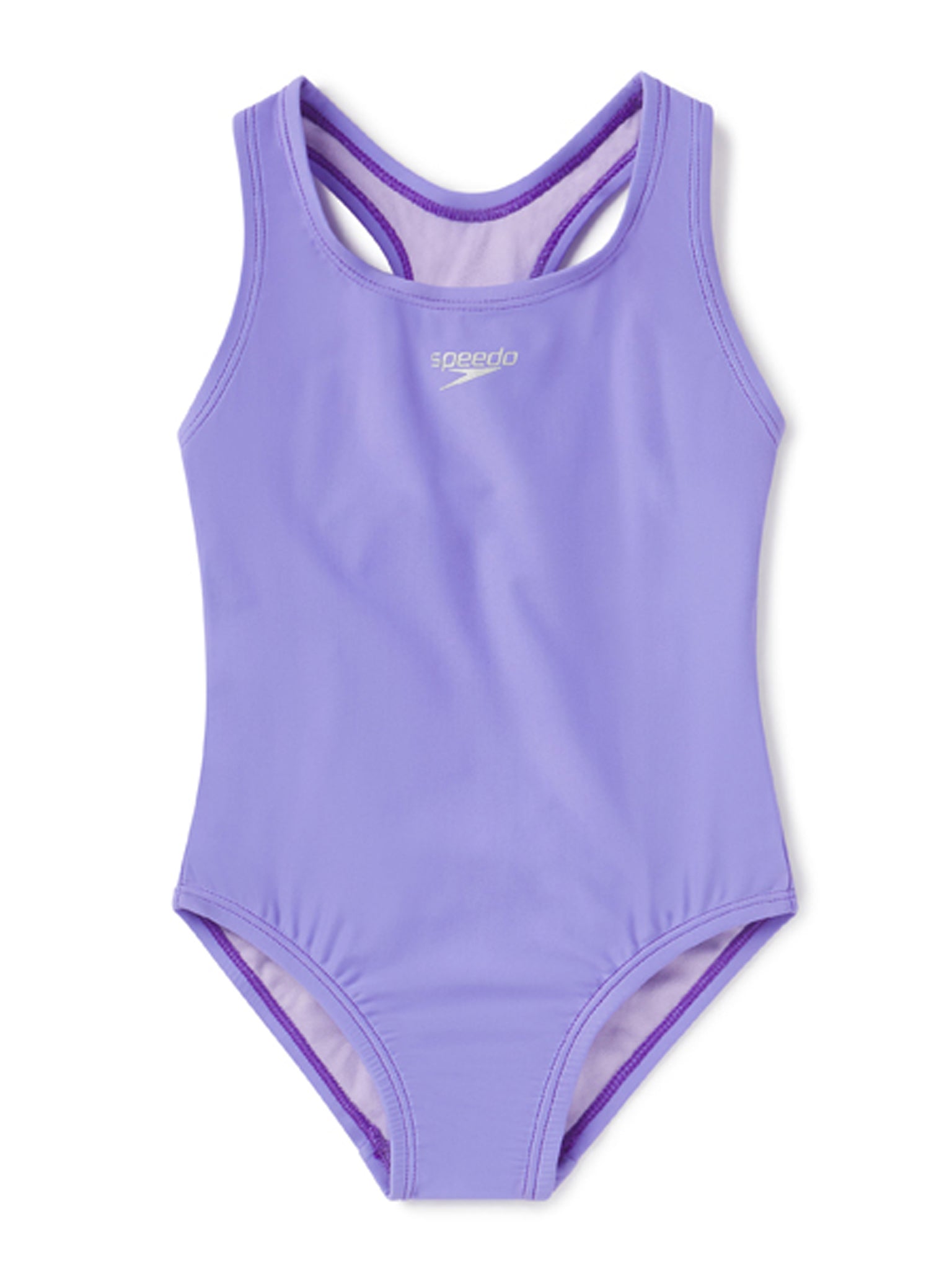 Girl's Racerback One Piece Swimsuit - Black