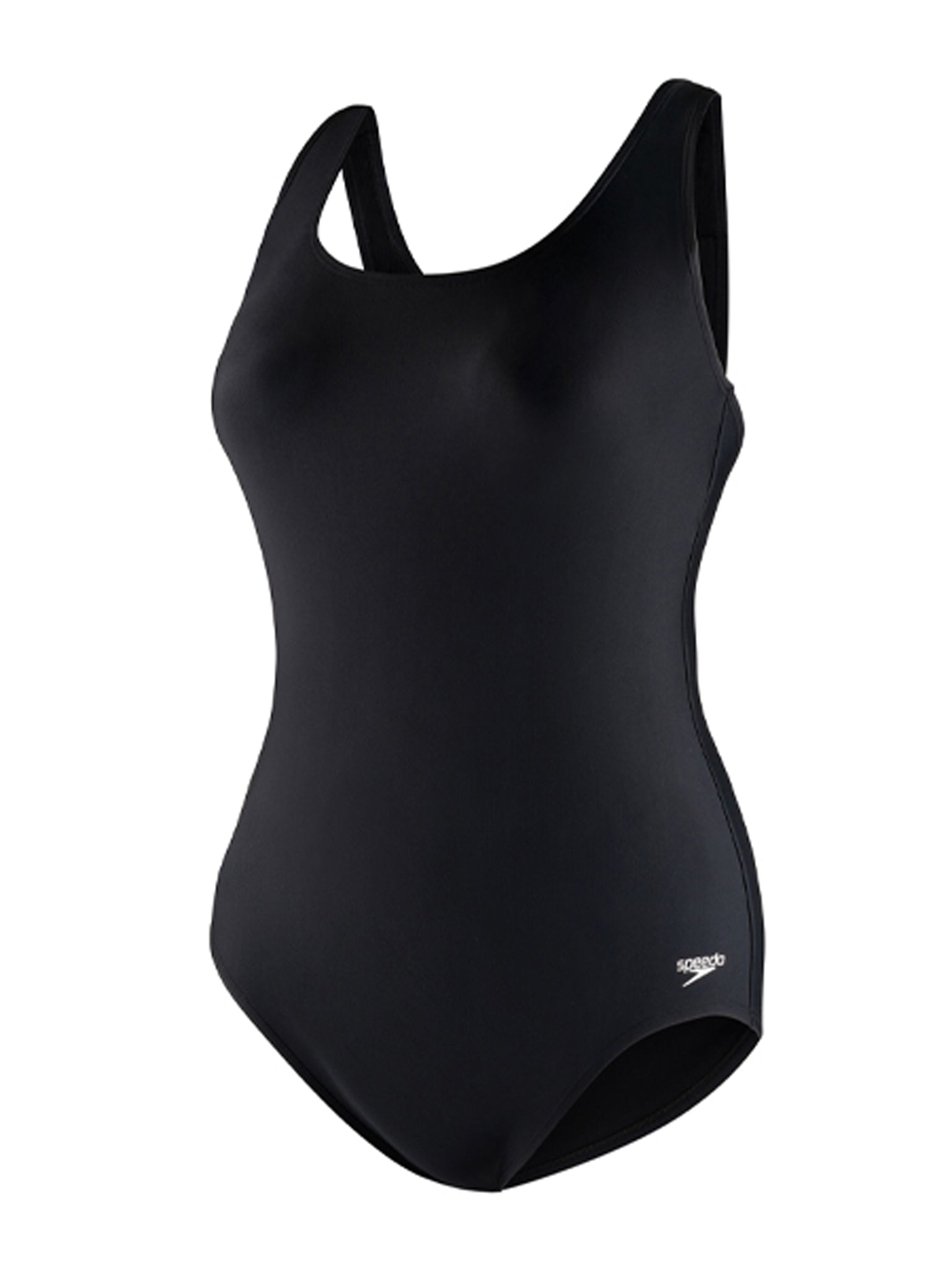 Maillot de bain une-pièce Plus Moderate Ultra Back pour femmes - Noir