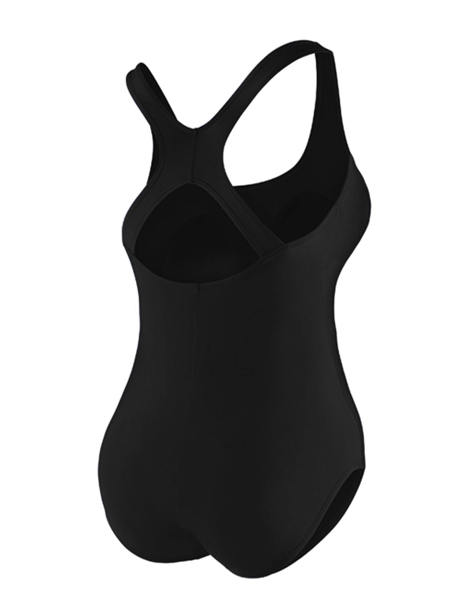 Maillot de bain une-pièce Plus Moderate Ultra Back pour femmes - Noir