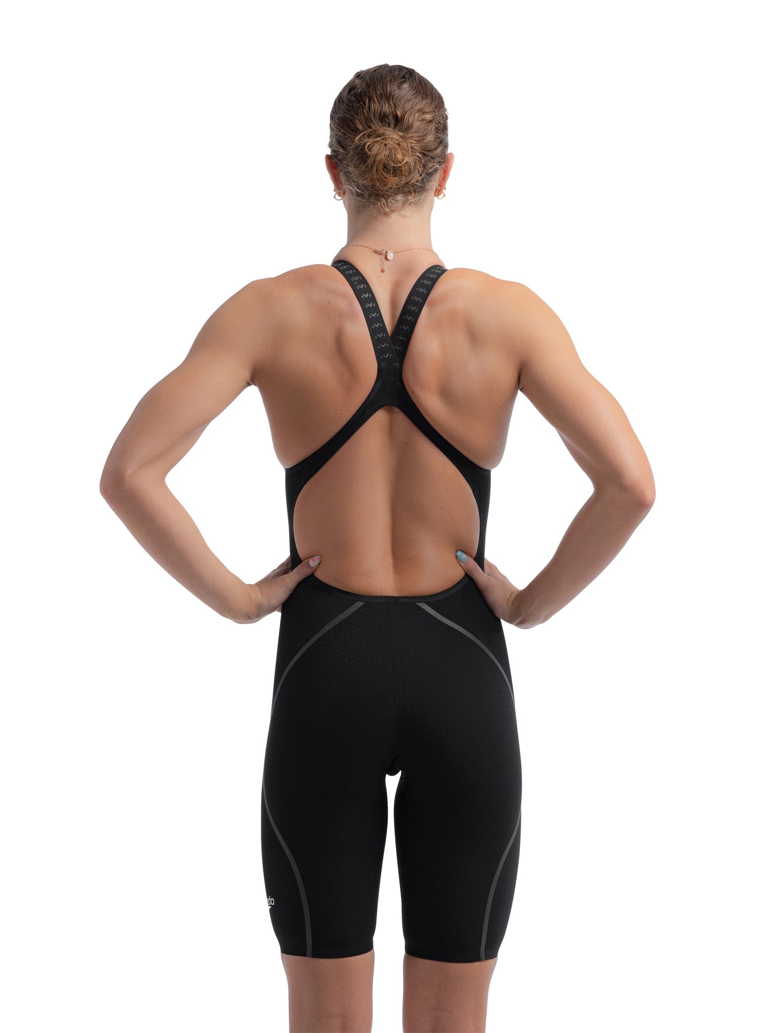 Women's Fastskin LZR Pure Intent 2.0 Kneeskin Open Back Racing Suit - Black