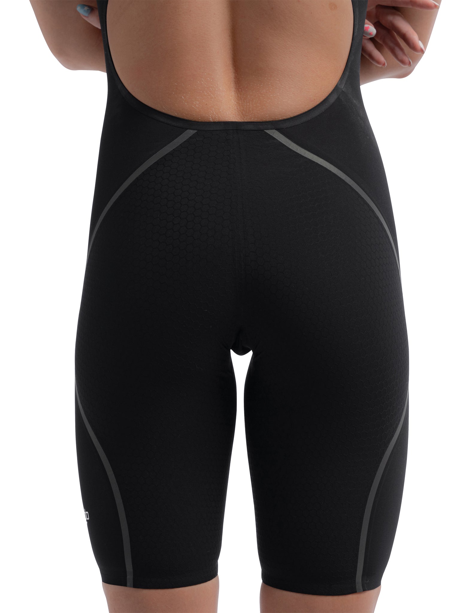 Women's Fastskin LZR Pure Intent 2.0 Kneeskin Open Back Racing Suit - Black