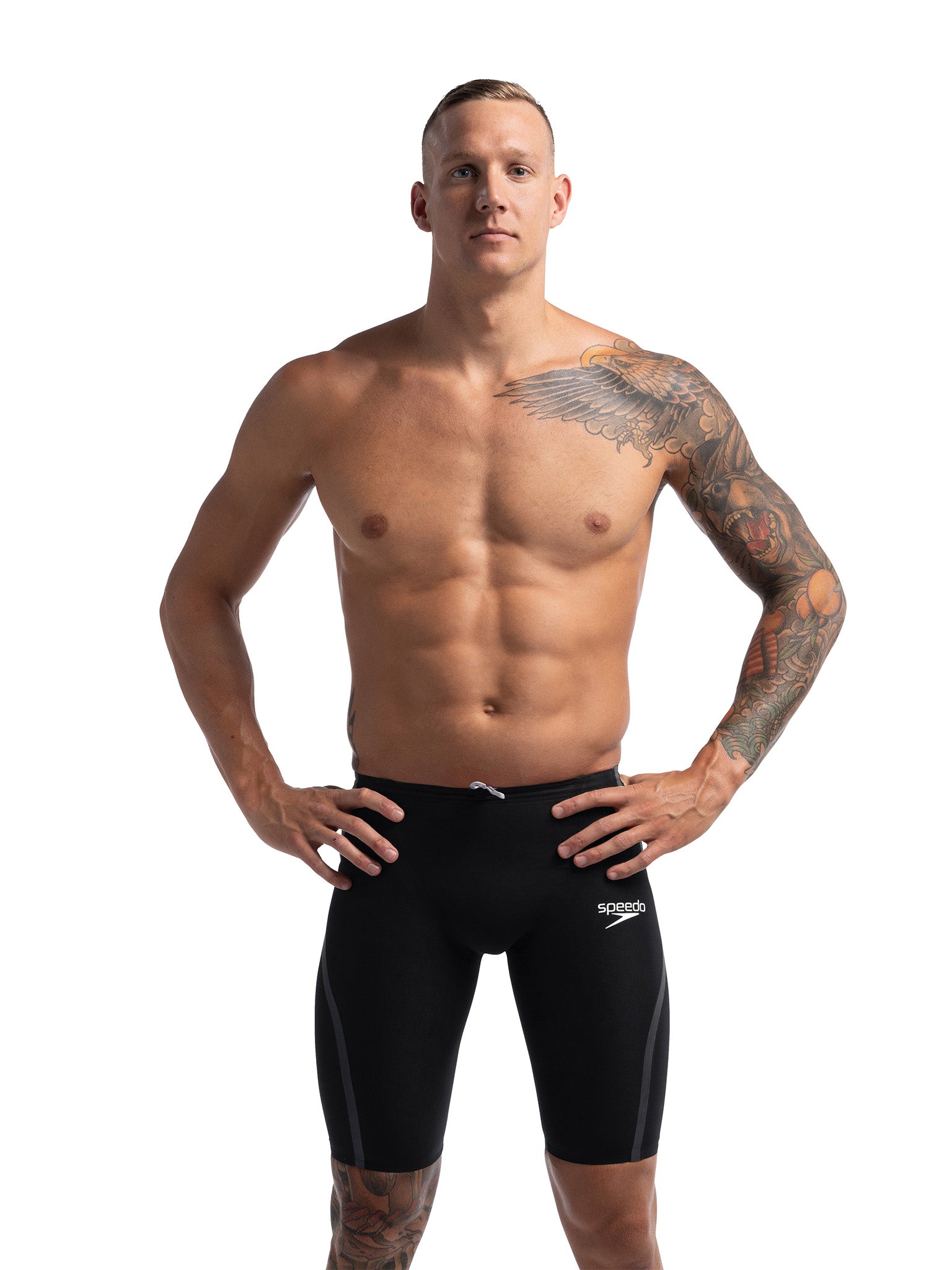 Maillot de compétition Fastskin LZR Pure Intent 2.0 High Waist Jammer pour hommes - Noir