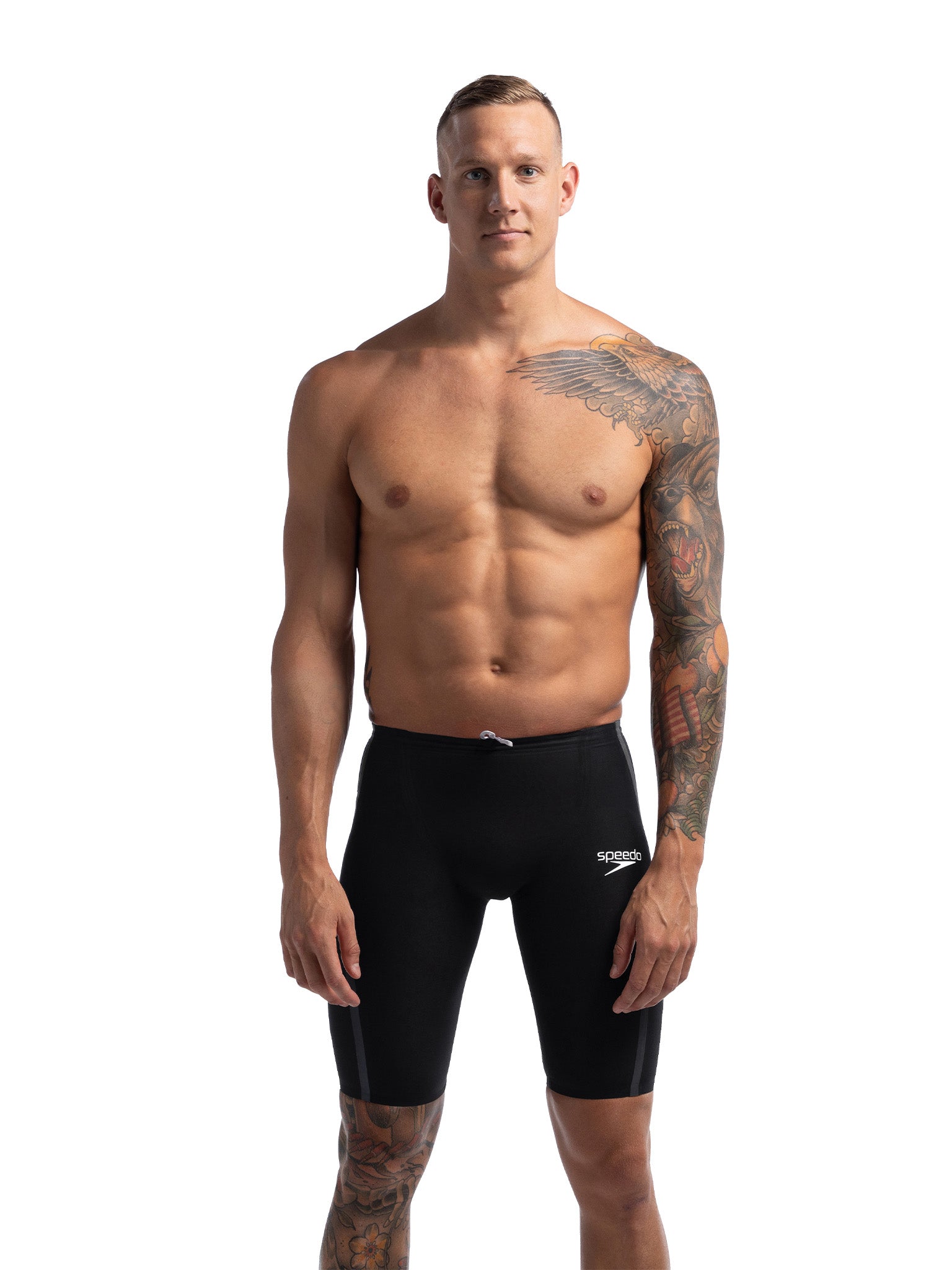 Maillot de compétition Fastskin LZR Pure Intent 2.0 High Waist Jammer pour hommes - Noir
