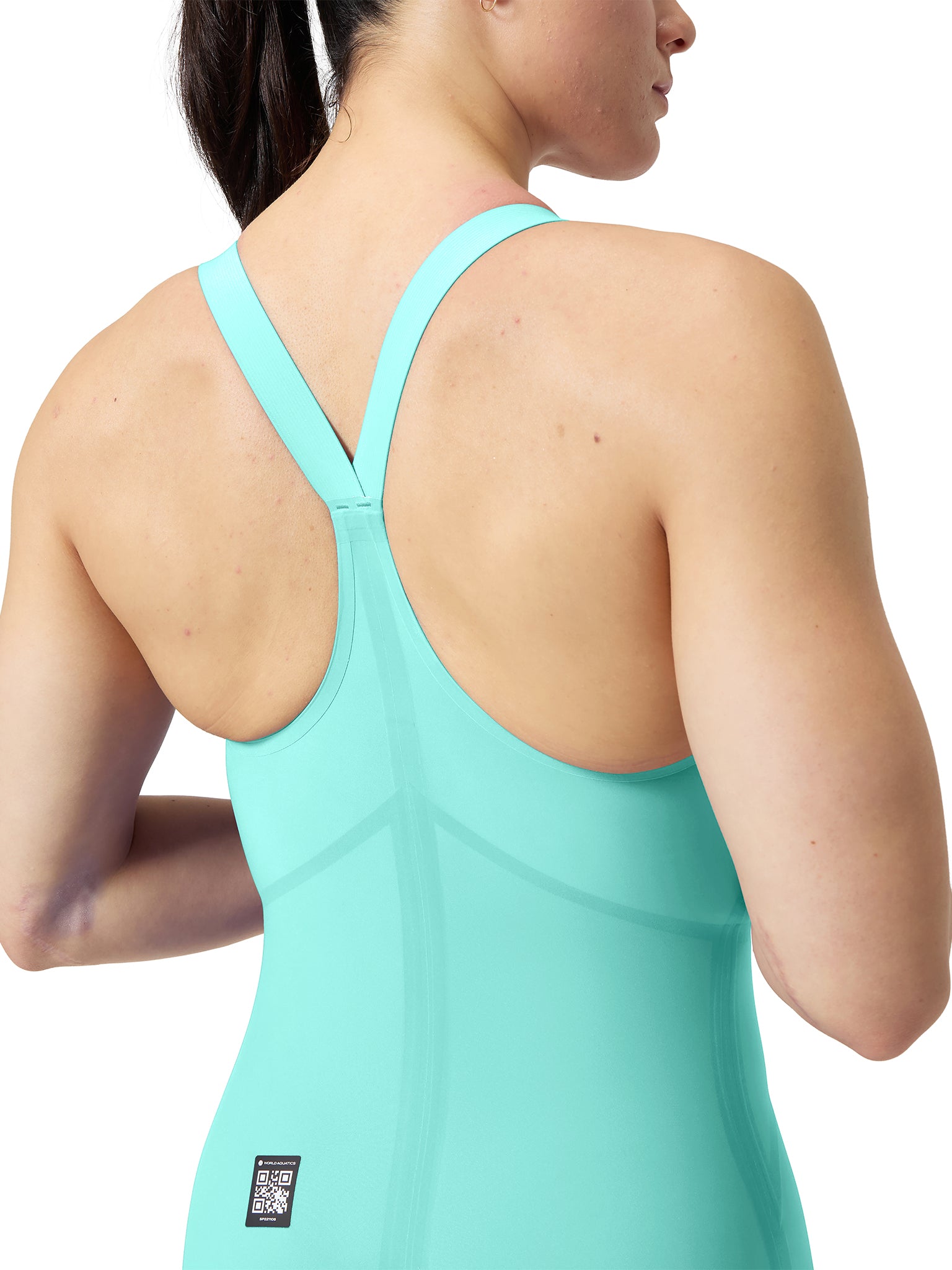 Women's Fastskin LZR Pure Valor 2.0 Kneeskin Open Back Racing Suit - Arctic Glass