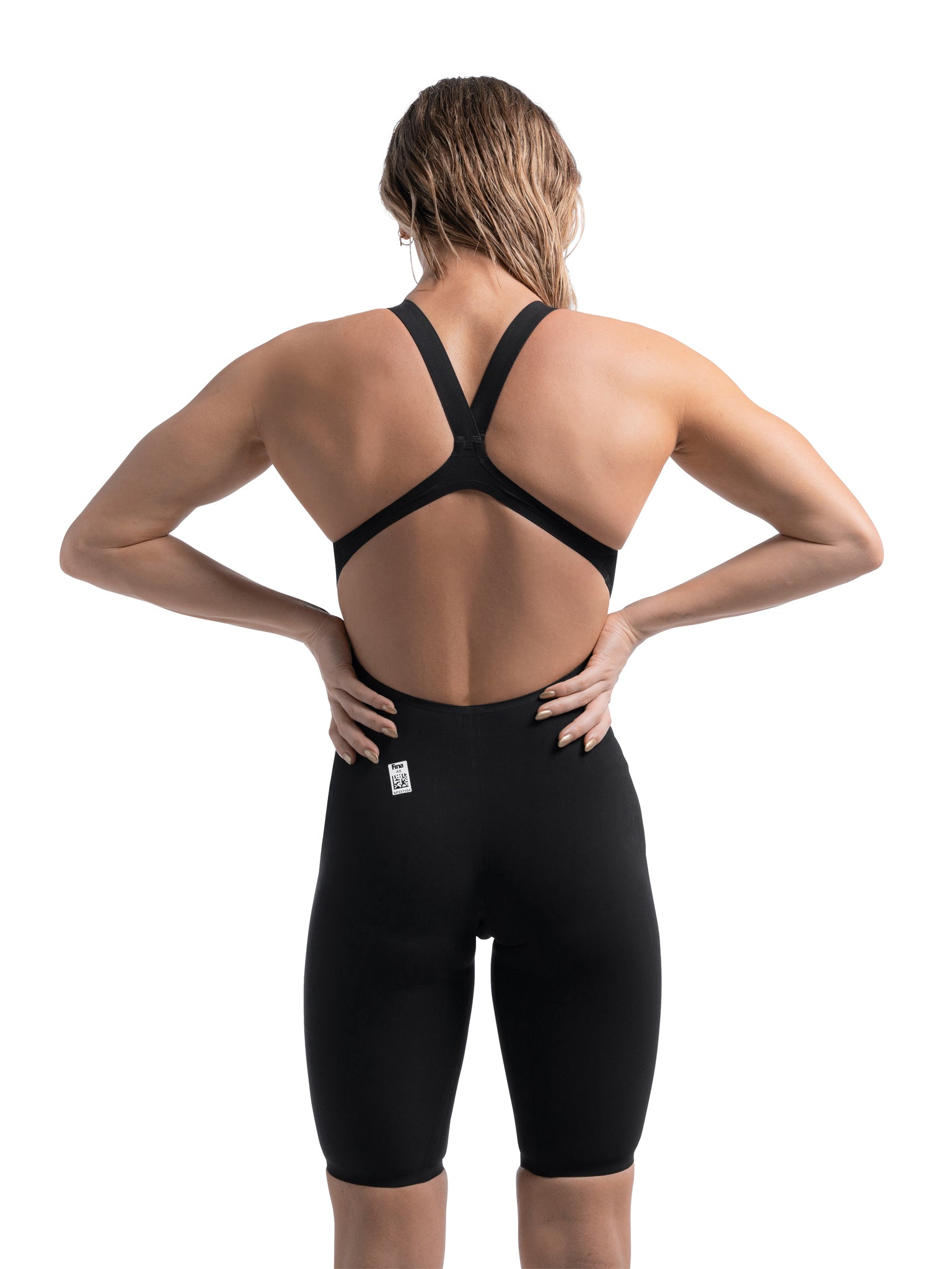 Women's Fastskin LZR Pure Valor 2.0 Kneeskin Open Back Racing Suit - Black