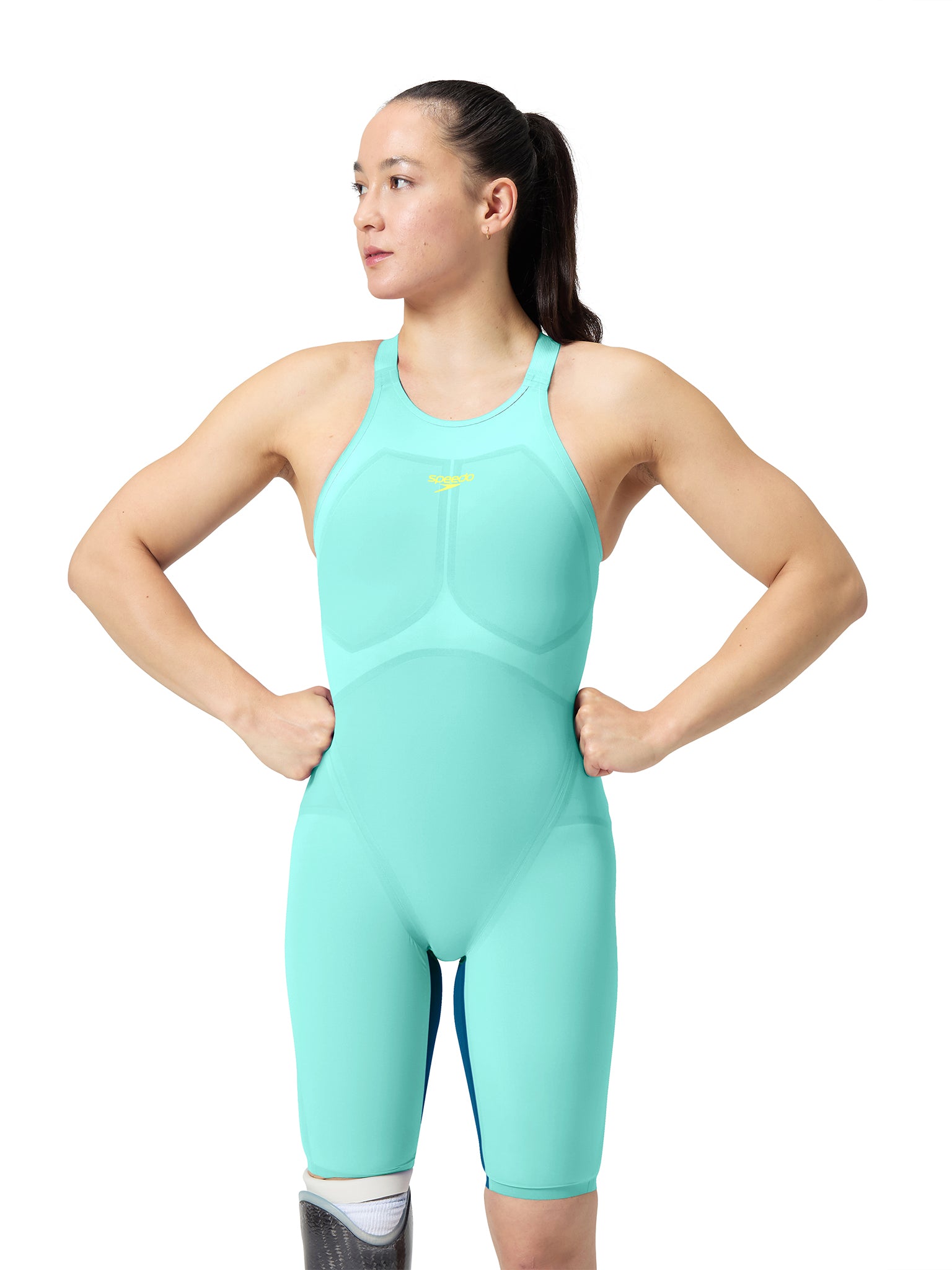 Women's Fastskin LZR Pure Valor 2.0 Kneeskin Closed Back Racing Back - Arctic Glass