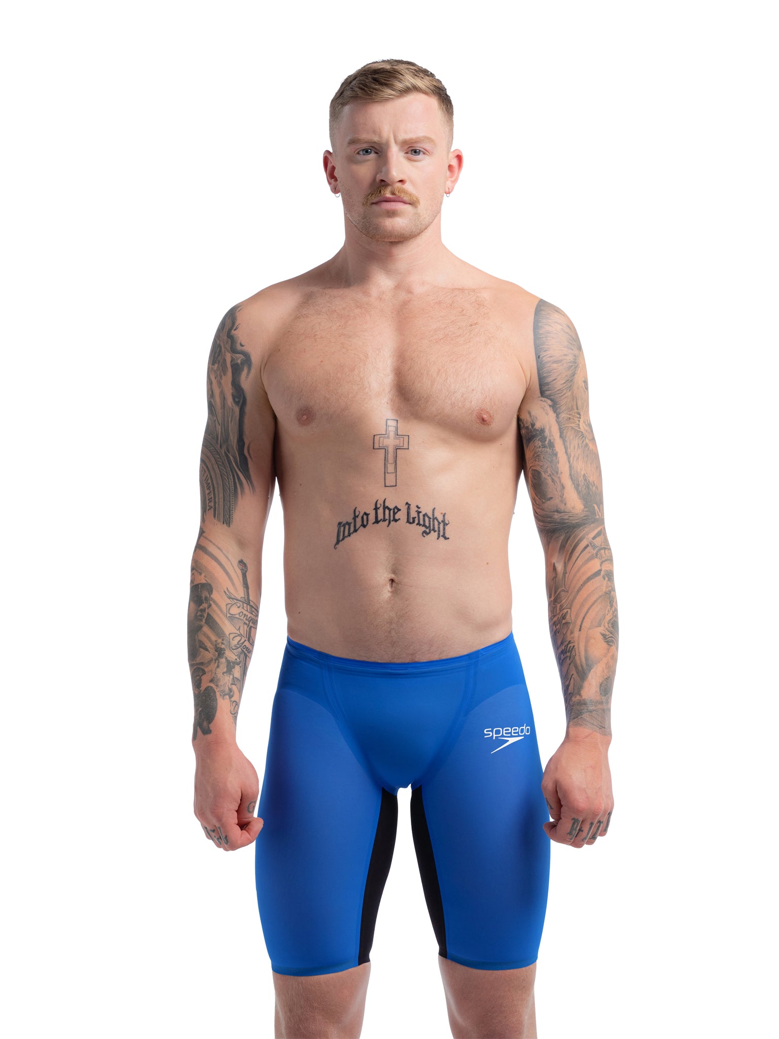 Men s Fastskin LZR Pure Valor 2.0 Jammer Racing Suit Cobalt Blue All Tides