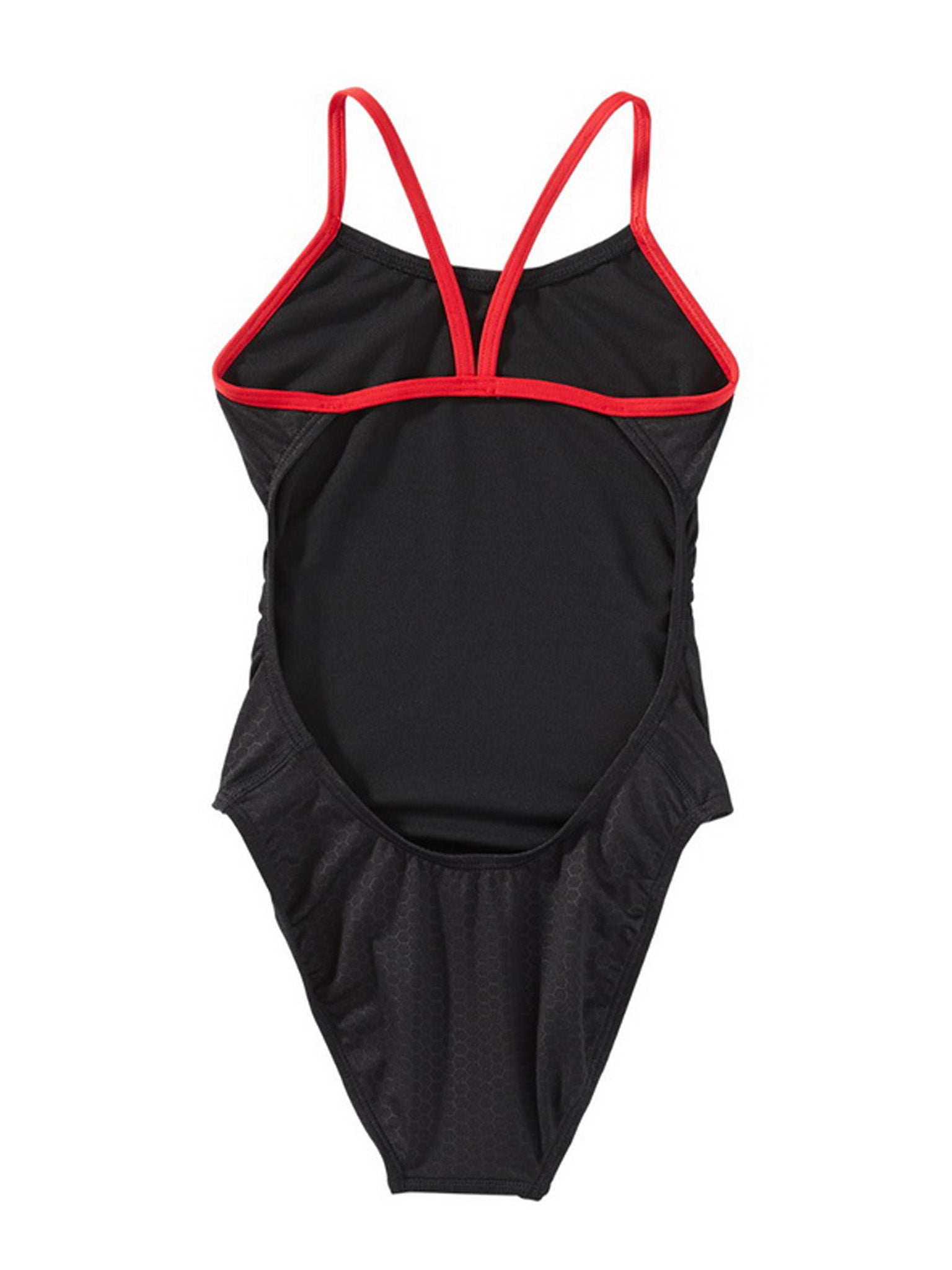 Maillot de bain une-pièce Hexa Cutoutfit Durafast Elite pour filles - Rouge