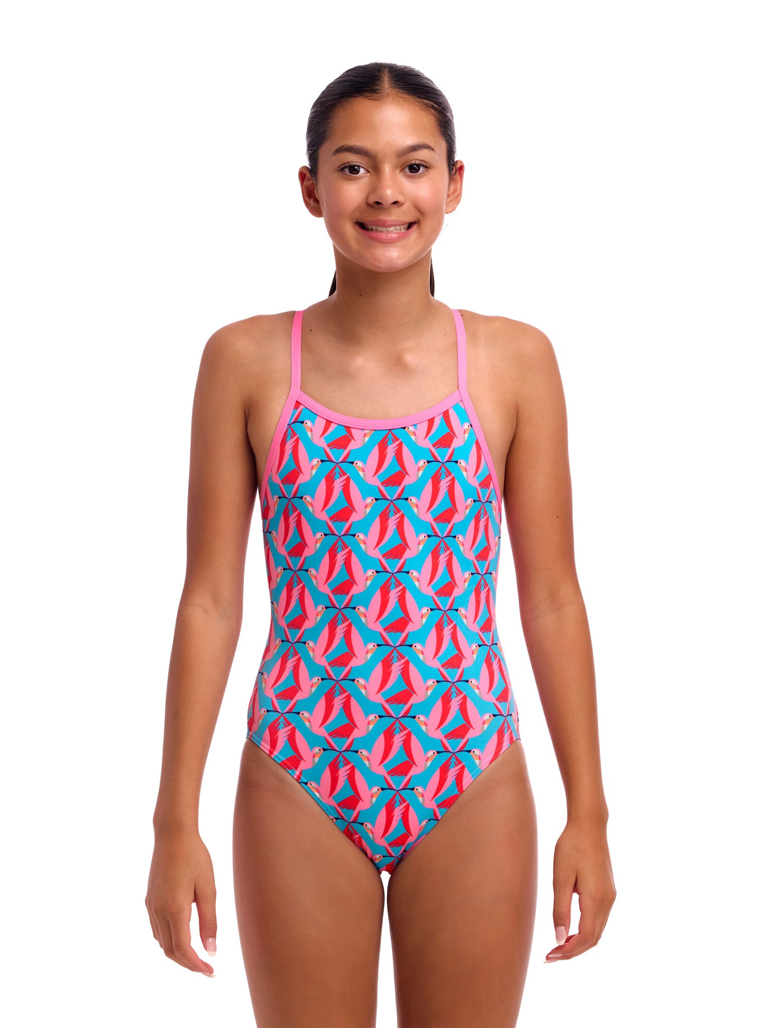Maillot de bain une-pièce Single Strap pour filles - Hummy Bunny
