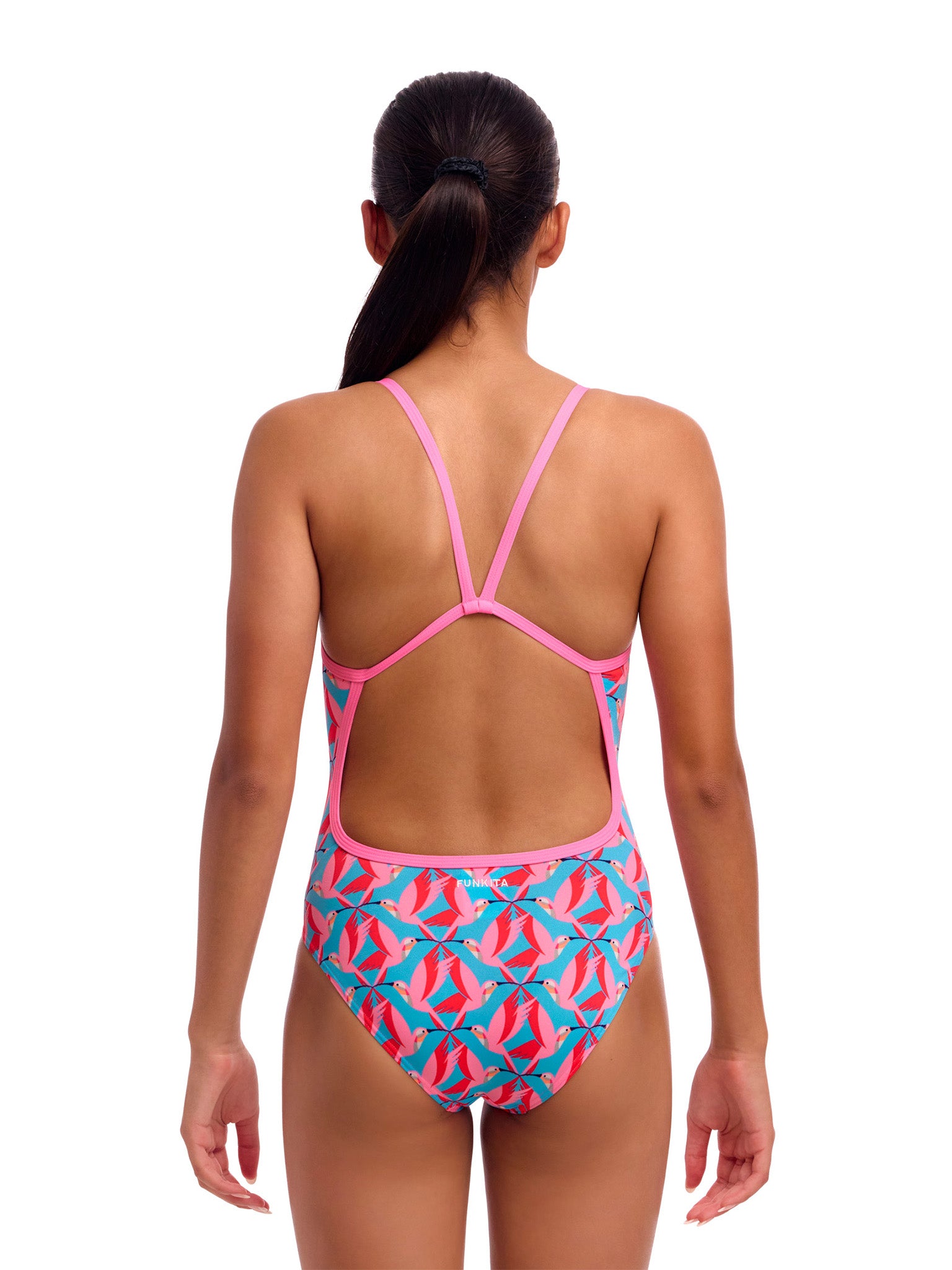 Maillot de bain une-pièce Single Strap pour filles - Hummy Bunny