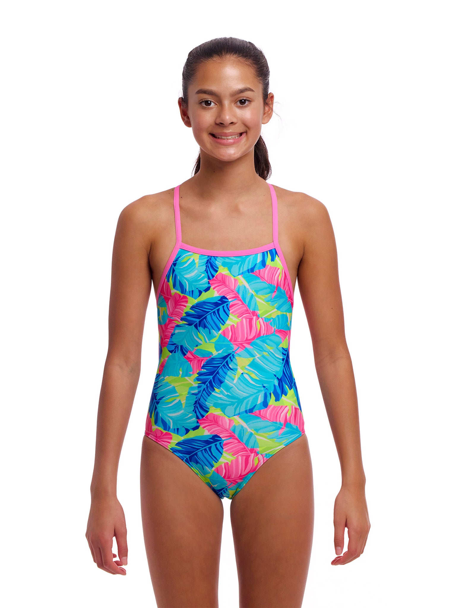 Girl’s Single Strap One Piece Swimsuit - I'm Leaving