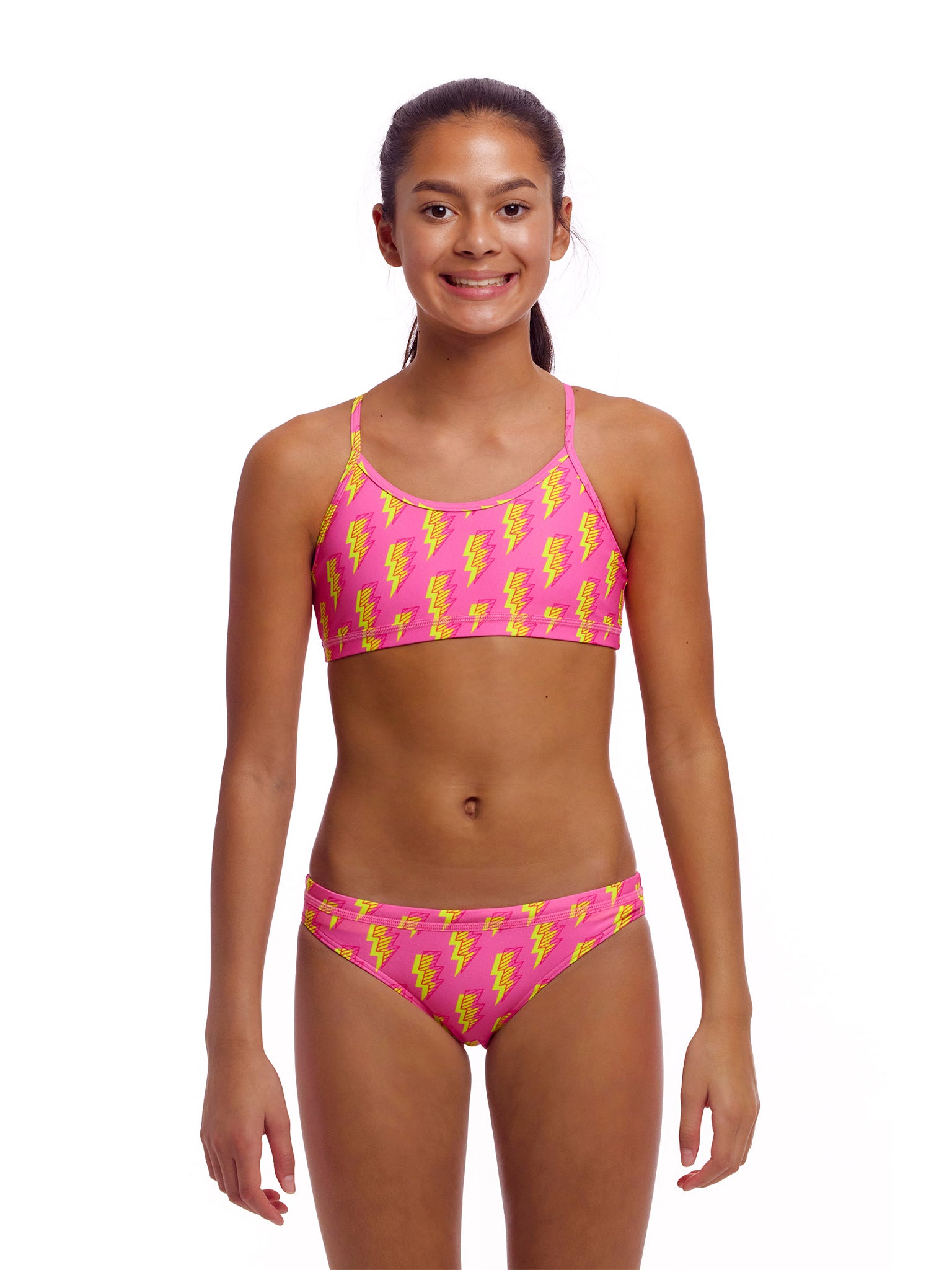 Maillot de bain deux-pièces Raceback pour filles - Stunner