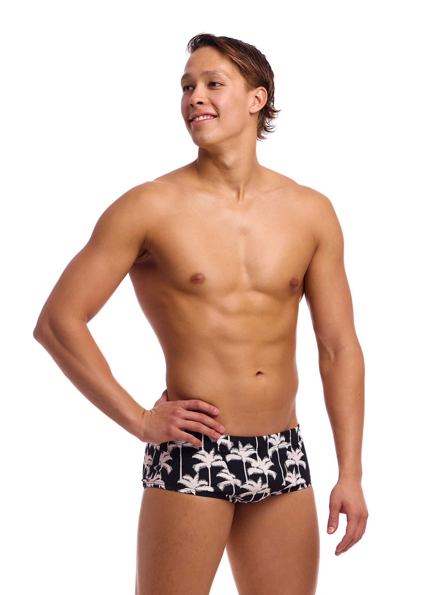 Brief de natation Classic Trunk pour hommes - Palm Night