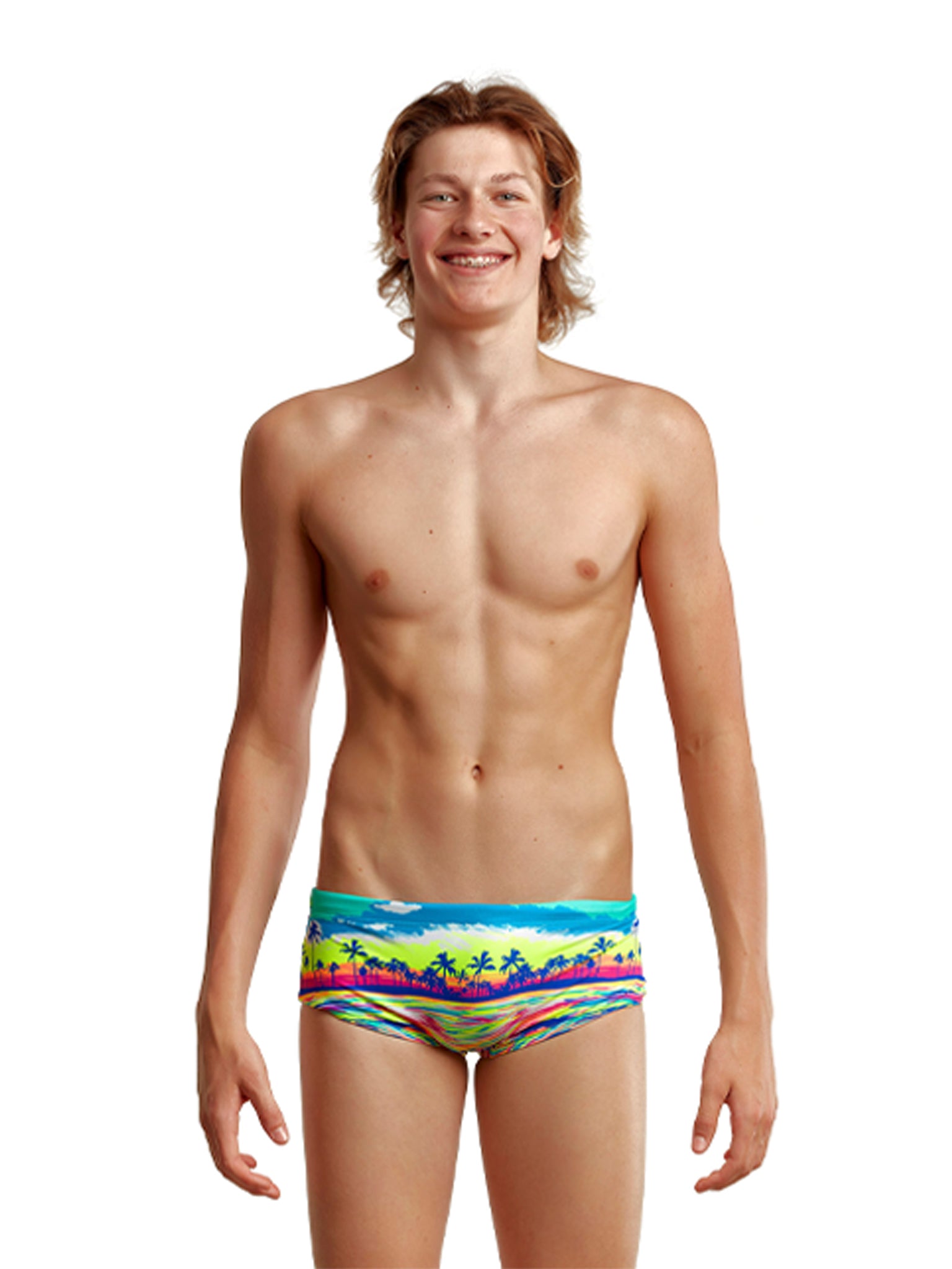 Boy's Sidewinder Trunk Swimsuit - Perfect Wave
