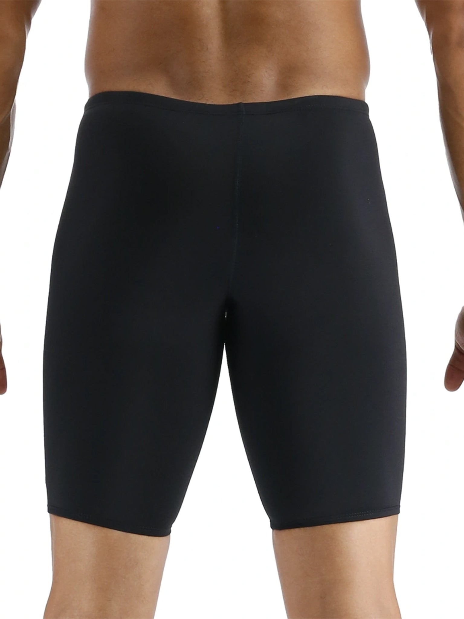 Men's Durafast Elite Solid Jammer Swimsuit - Black