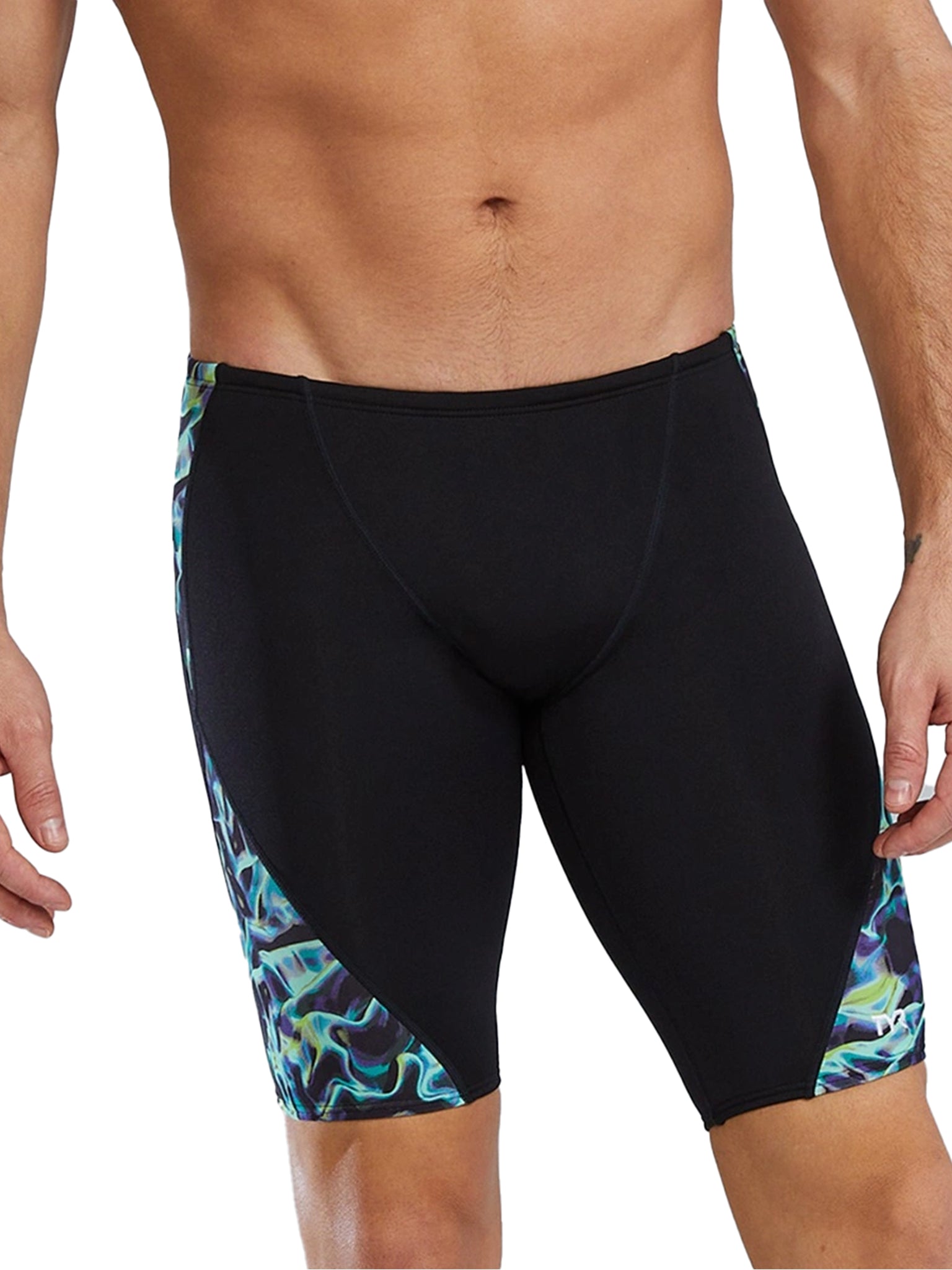 Men's Durafast Elite Blade Splice Energia Jammer Swimsuit - Green