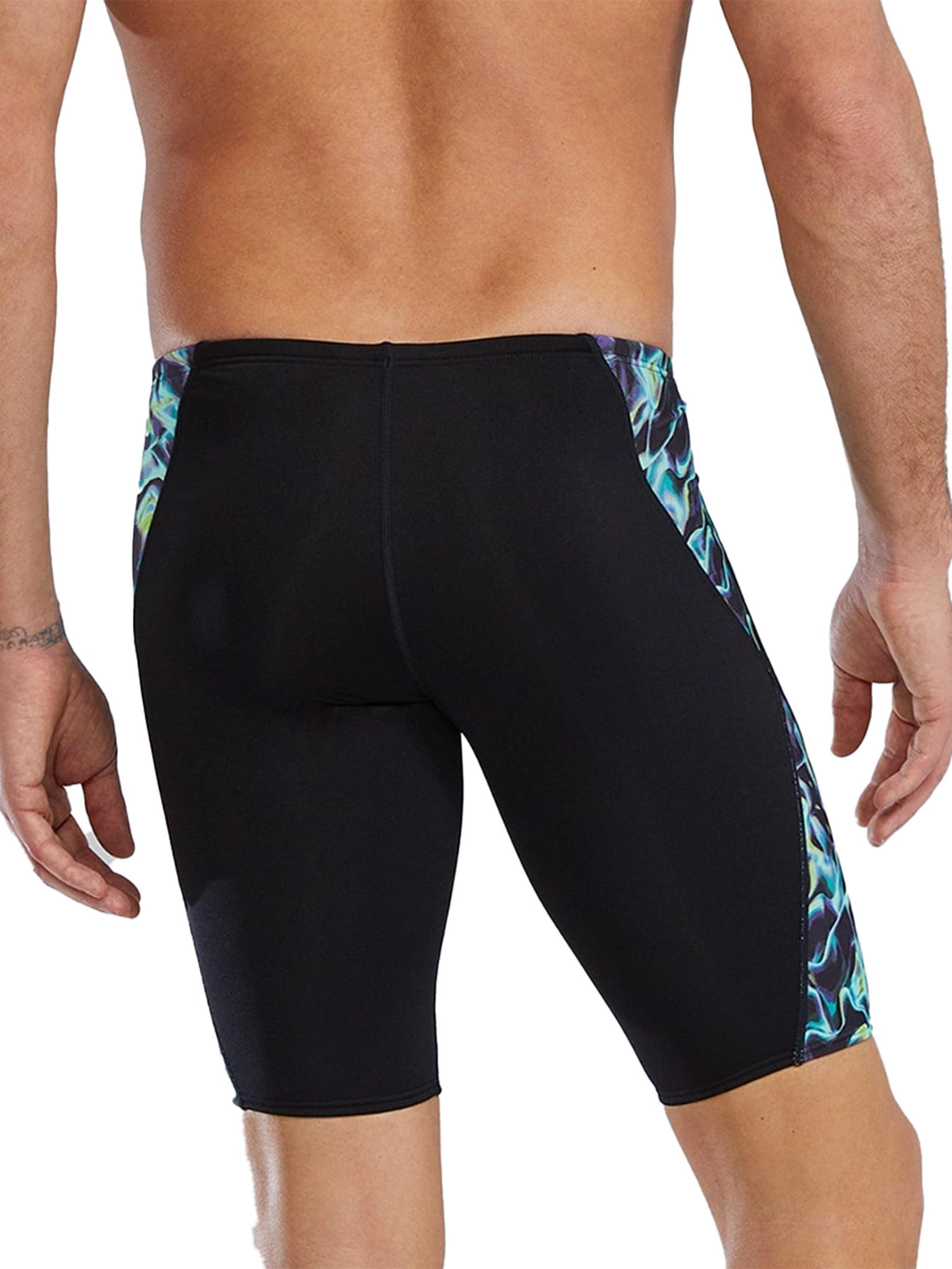 Men's Durafast Elite Blade Splice Energia Jammer Swimsuit - Green