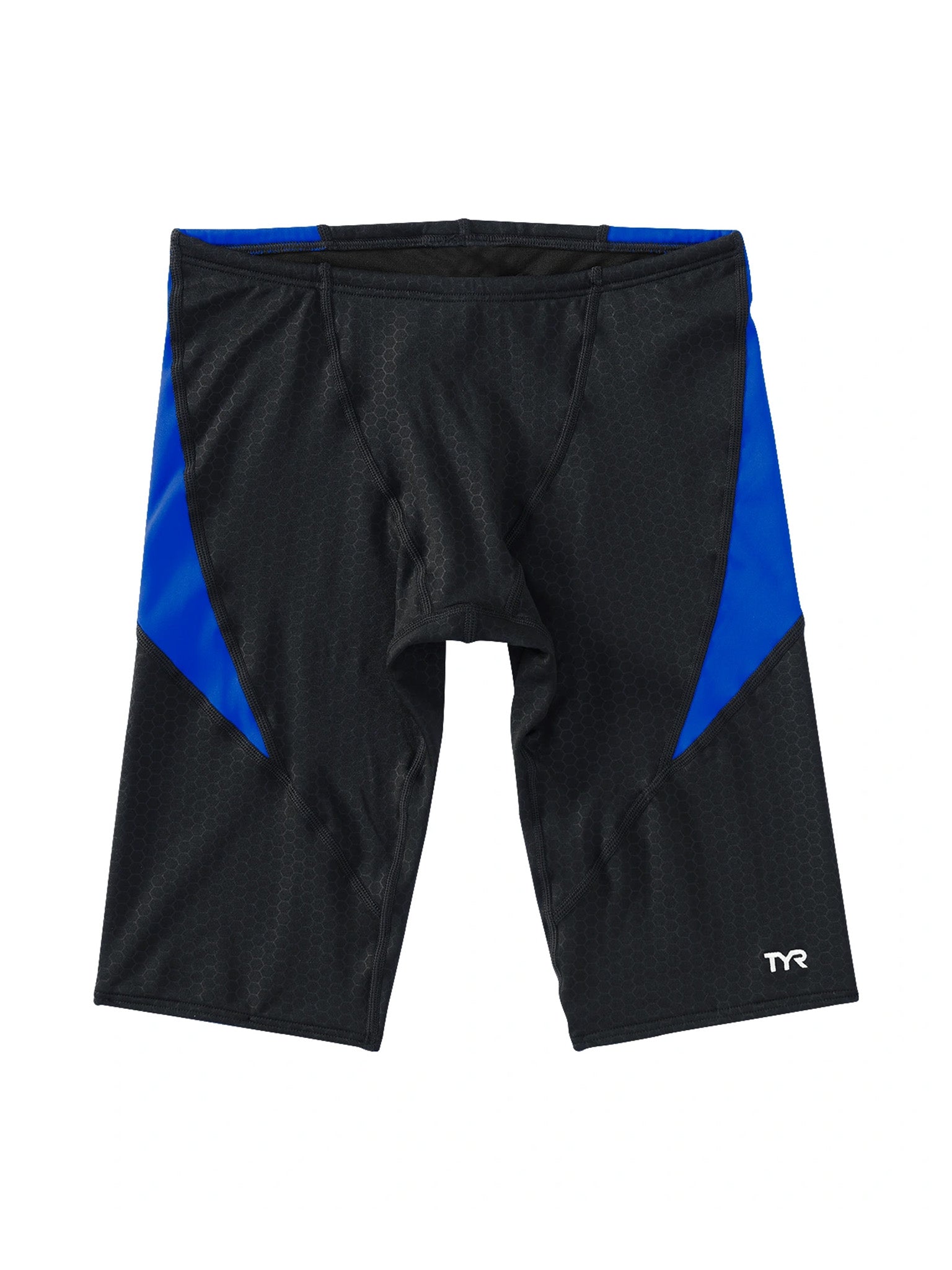 Cuissard de natation Durafast Elite Hexa Curve Splice pour garçons - Noir/Bleu