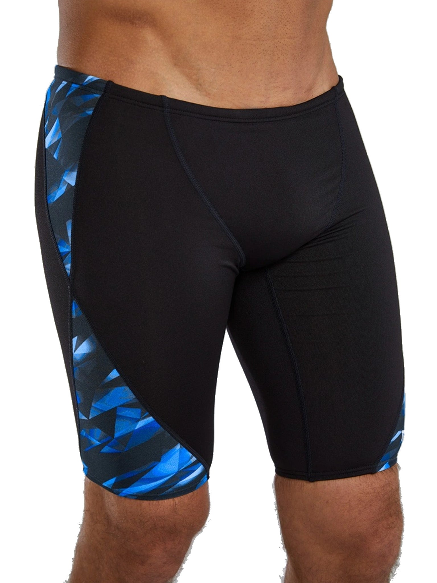 Cuissard de natation Durafast Elite Triadic pour hommes - Bleu/Noir