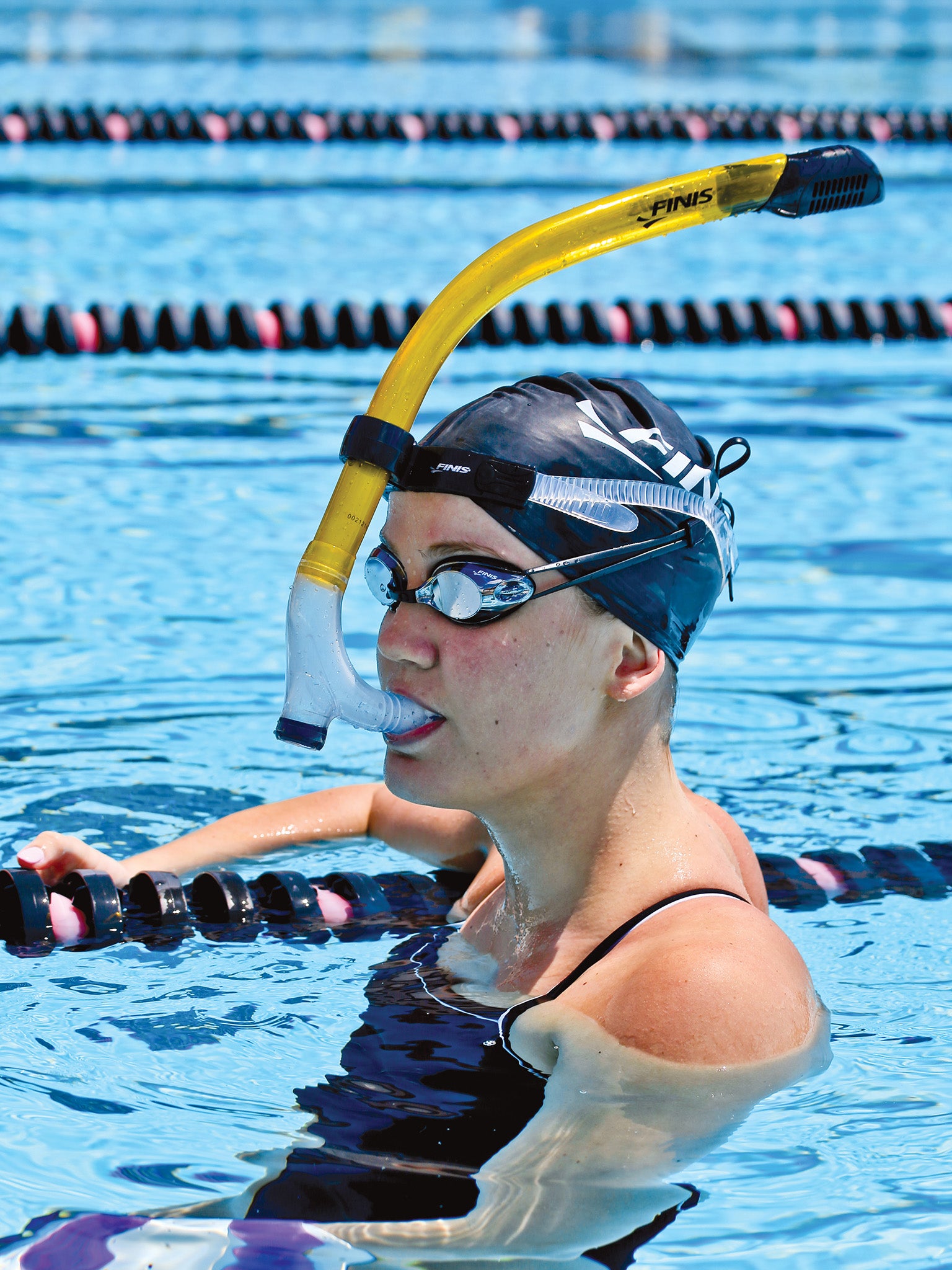 Finis Dry Top Swim Snorkel Cap