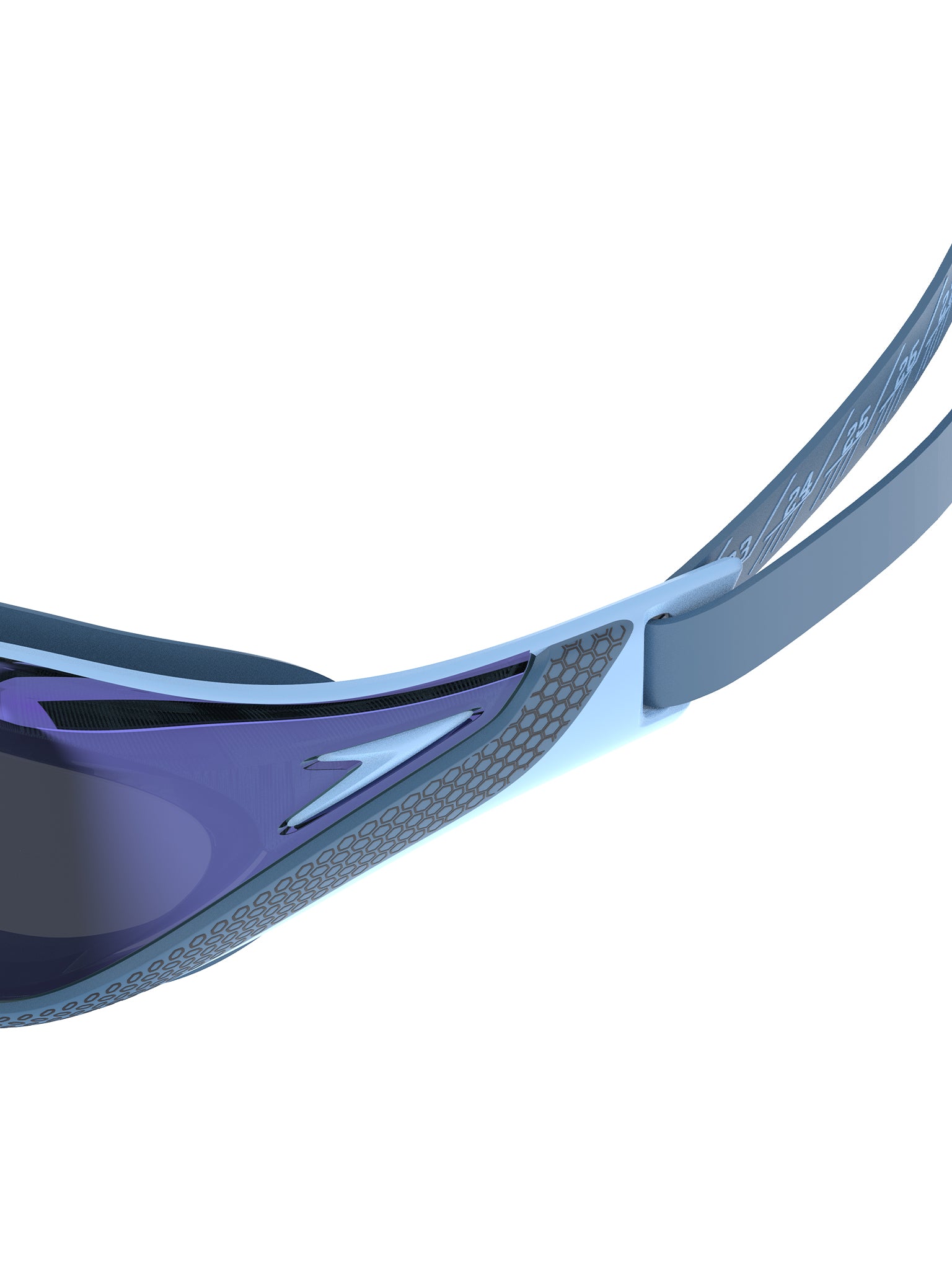 Fastskin Pure Focus Mirrored Swim Goggles - Sugar Blue/Smoke/Iris Mirror
