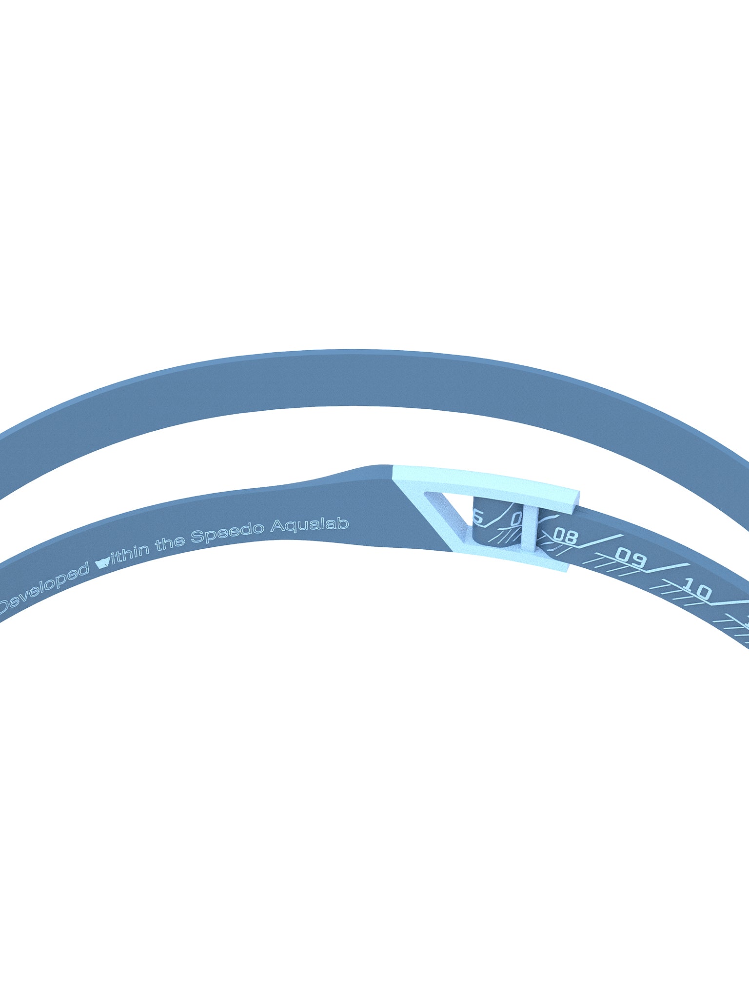 Fastskin Pure Focus Mirrored Swim Goggles - Sugar Blue/Smoke/Iris Mirror