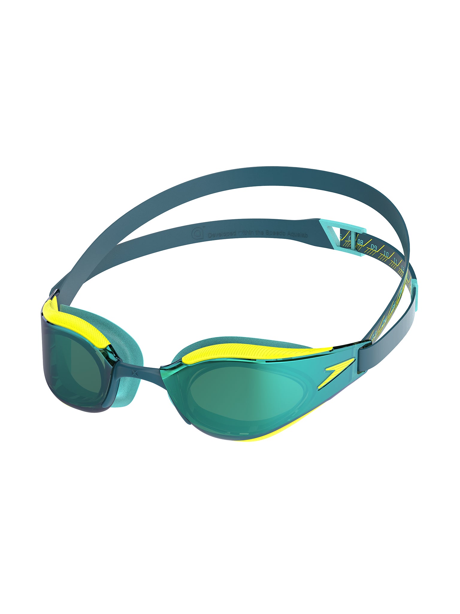 Lunettes de natation Fastskin Hyper Elite Mirrored - Turquoise