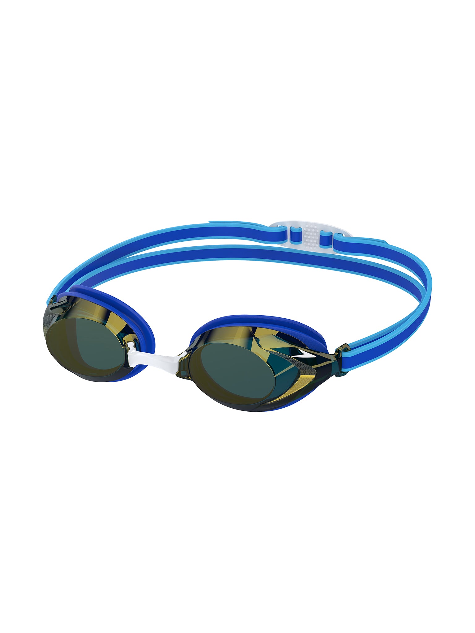 Junior Vanquisher 3.0 Mirrored Swim Goggles - Blue/Gold
