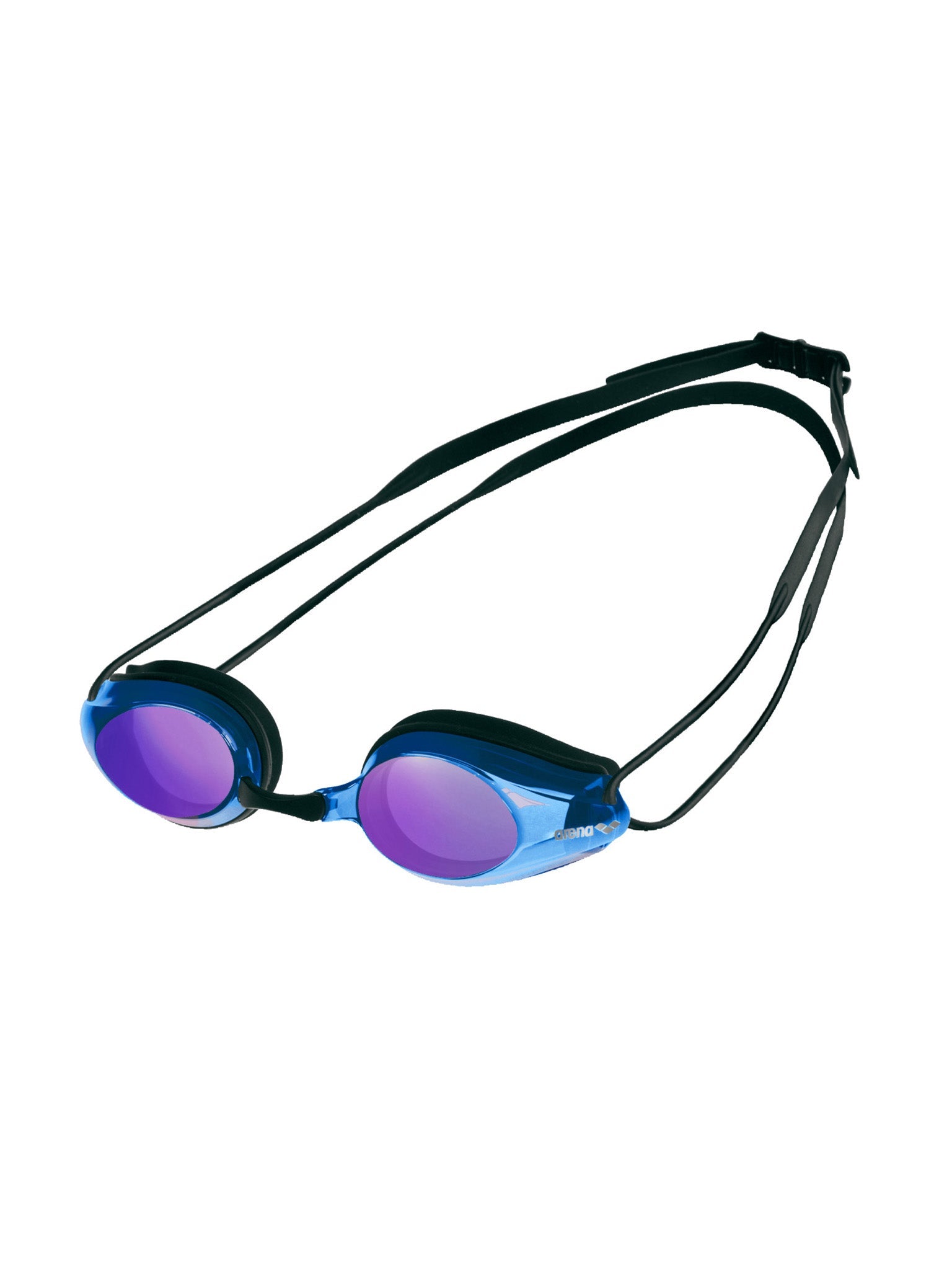 Lunettes de natation Tracks Mirror - Noir/Bleu