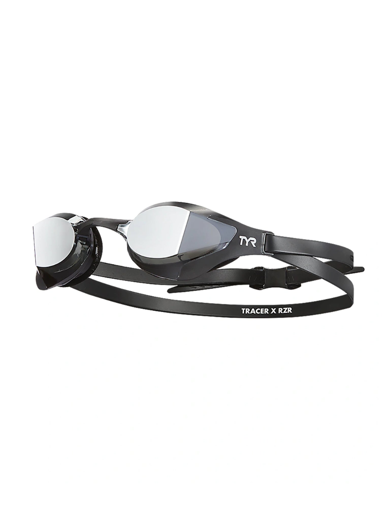 Lunettes de natation Tracer-X RZR Mirrored Racing - Noir/Gris
