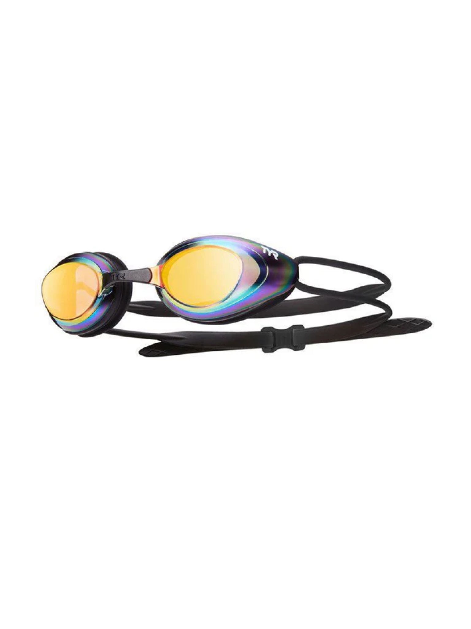 Lunettes de natation Blackhawk Mirrored Racing - Or/Arc-en-ciel/Noir