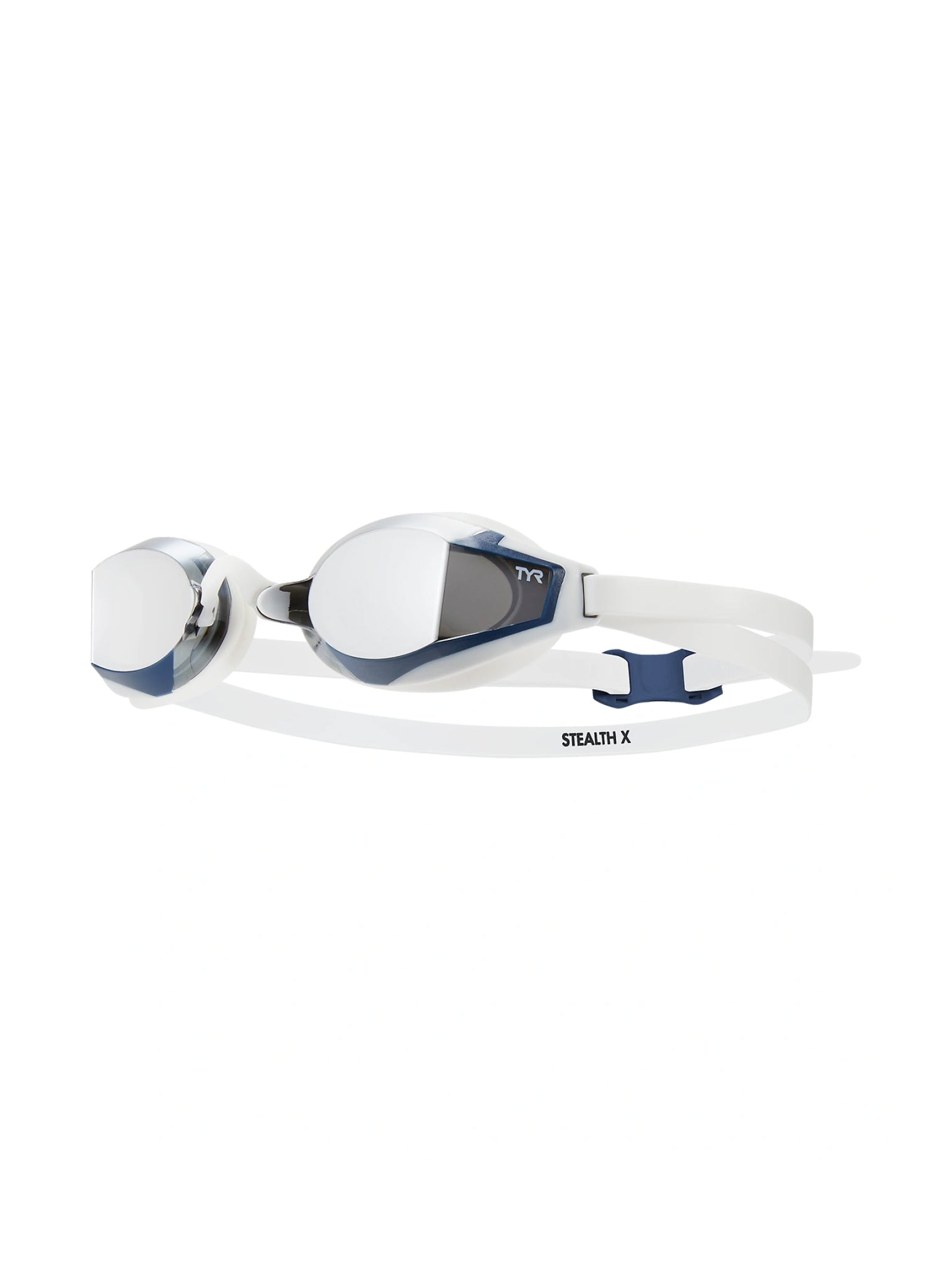 Lunettes de natation Stealth-X Performance Mirrored - Gris/Blanc