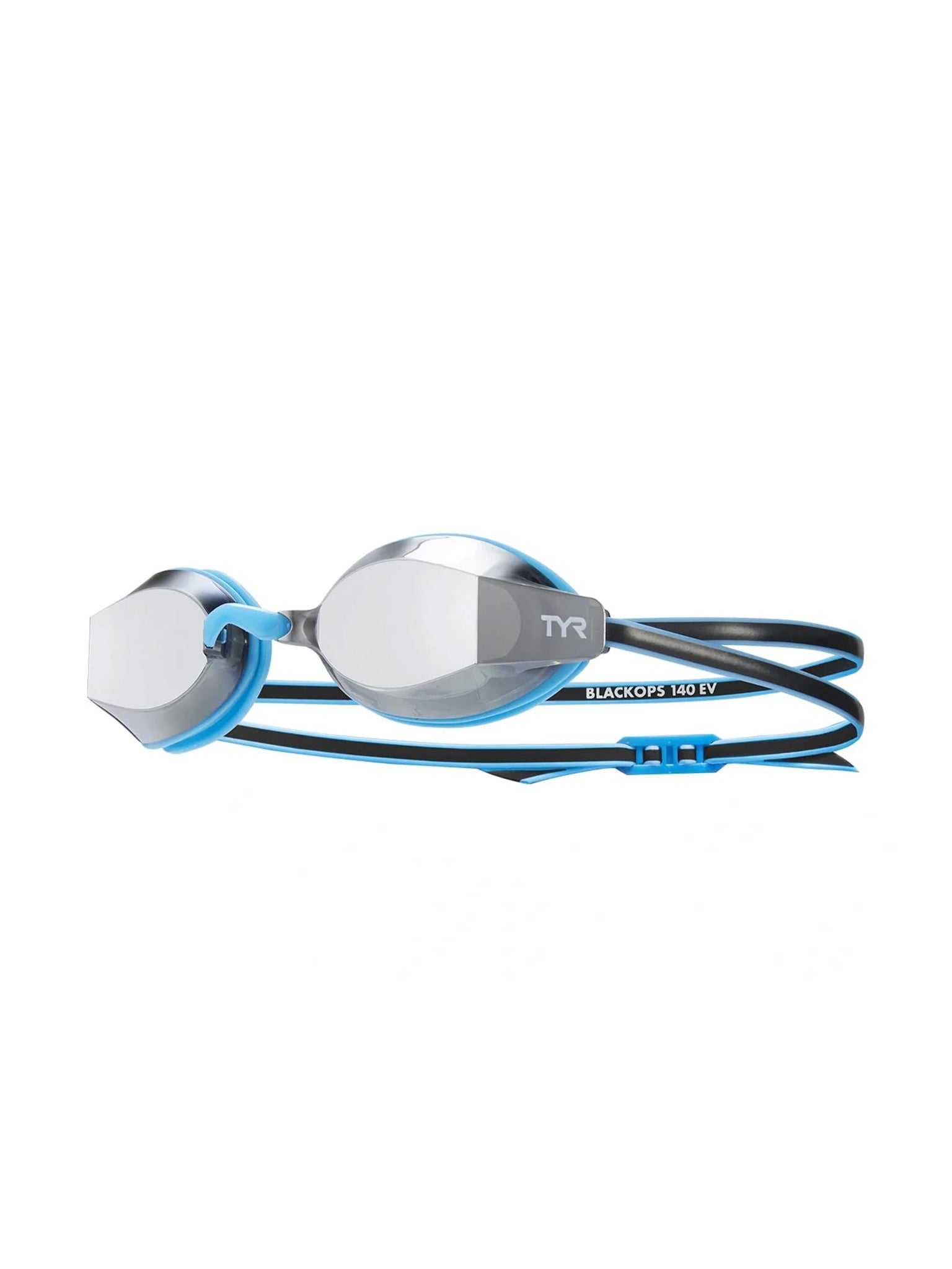 Black Ops 140 EV Racing Mirrored Swim Goggles - Blue/Blue