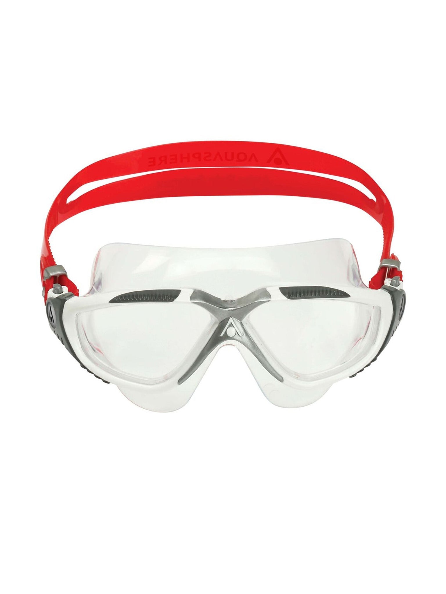 Vista Swim Goggles - Red/White/Smoke