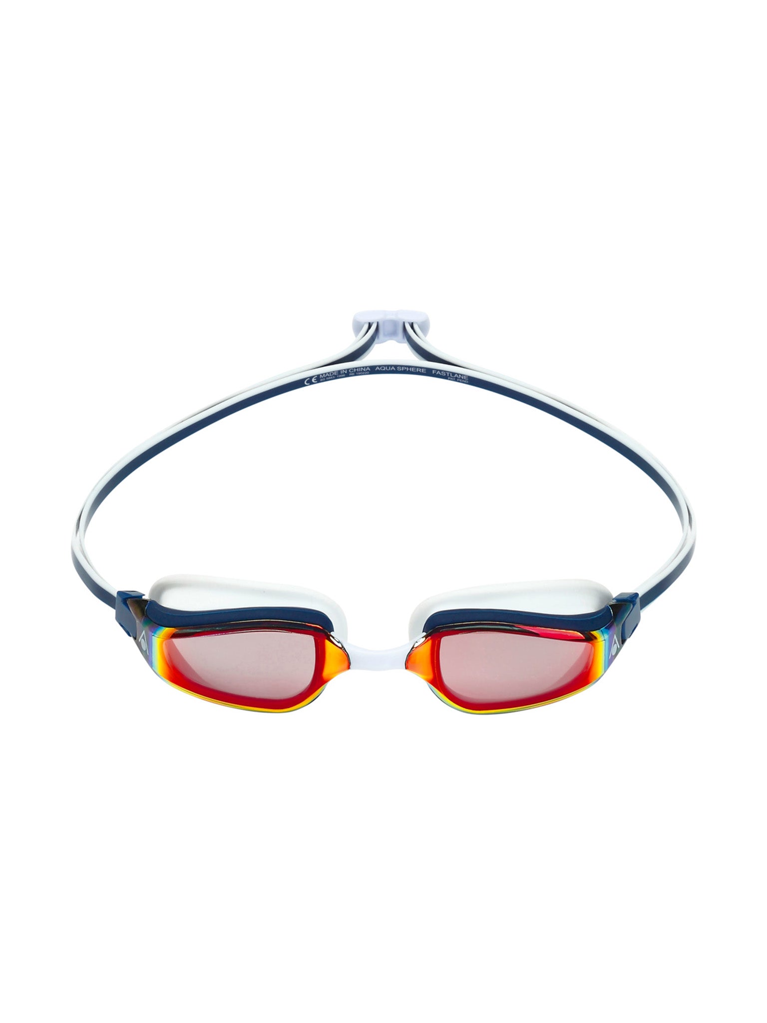 Lunettes de natation Fastlane - Rouge titanium