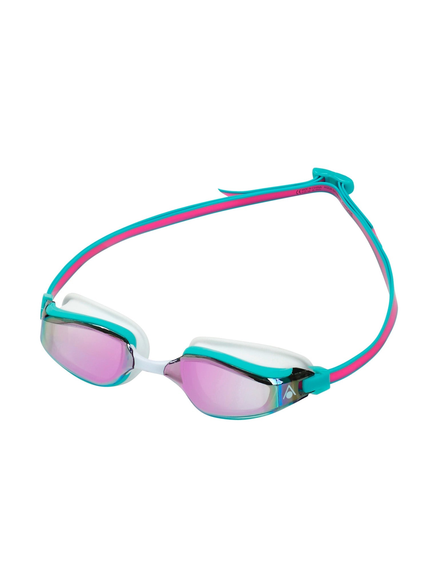 Lunettes de natation Fastlane - Rose titanium/Turquoise