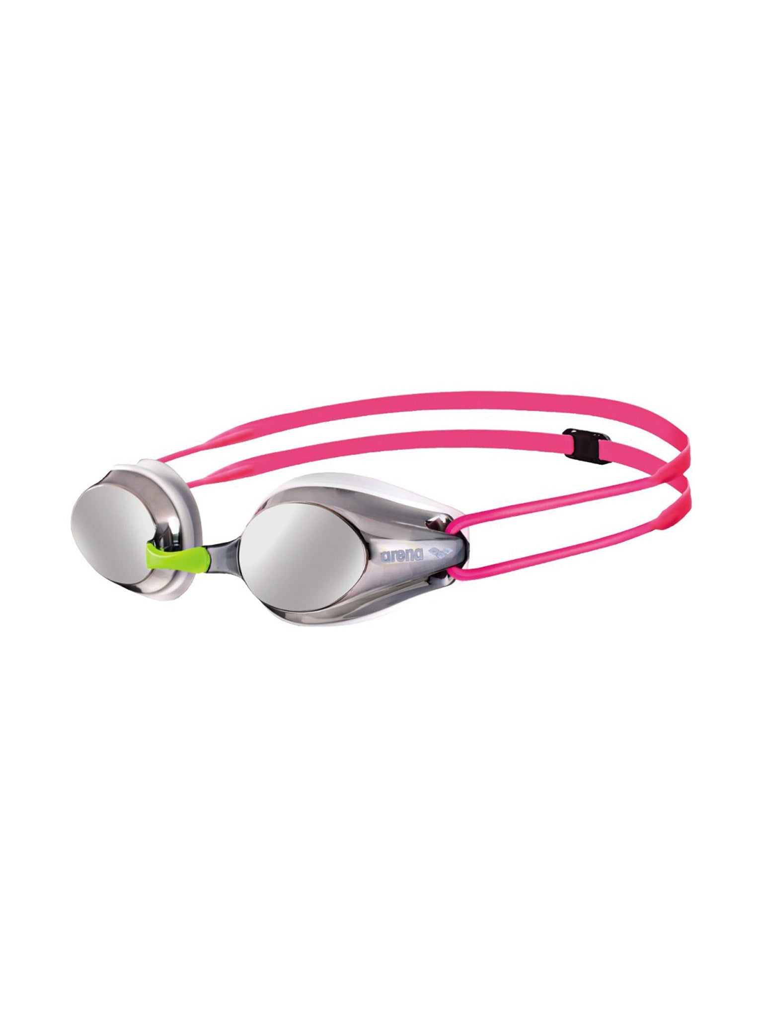 Junior Tracks Mirrored Swim Goggles - Pink