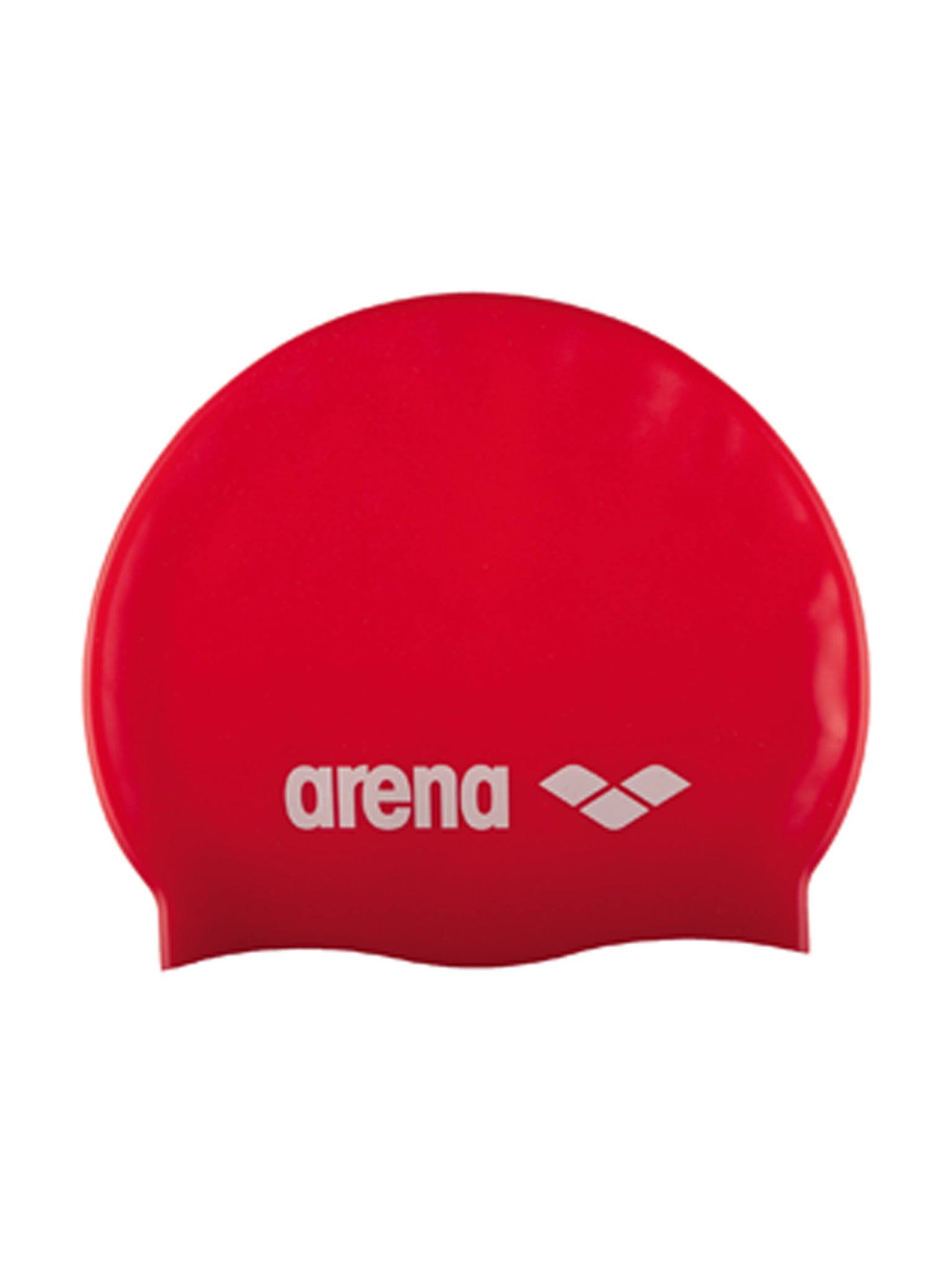 Classic Silicone Swim Cap - Red/White
