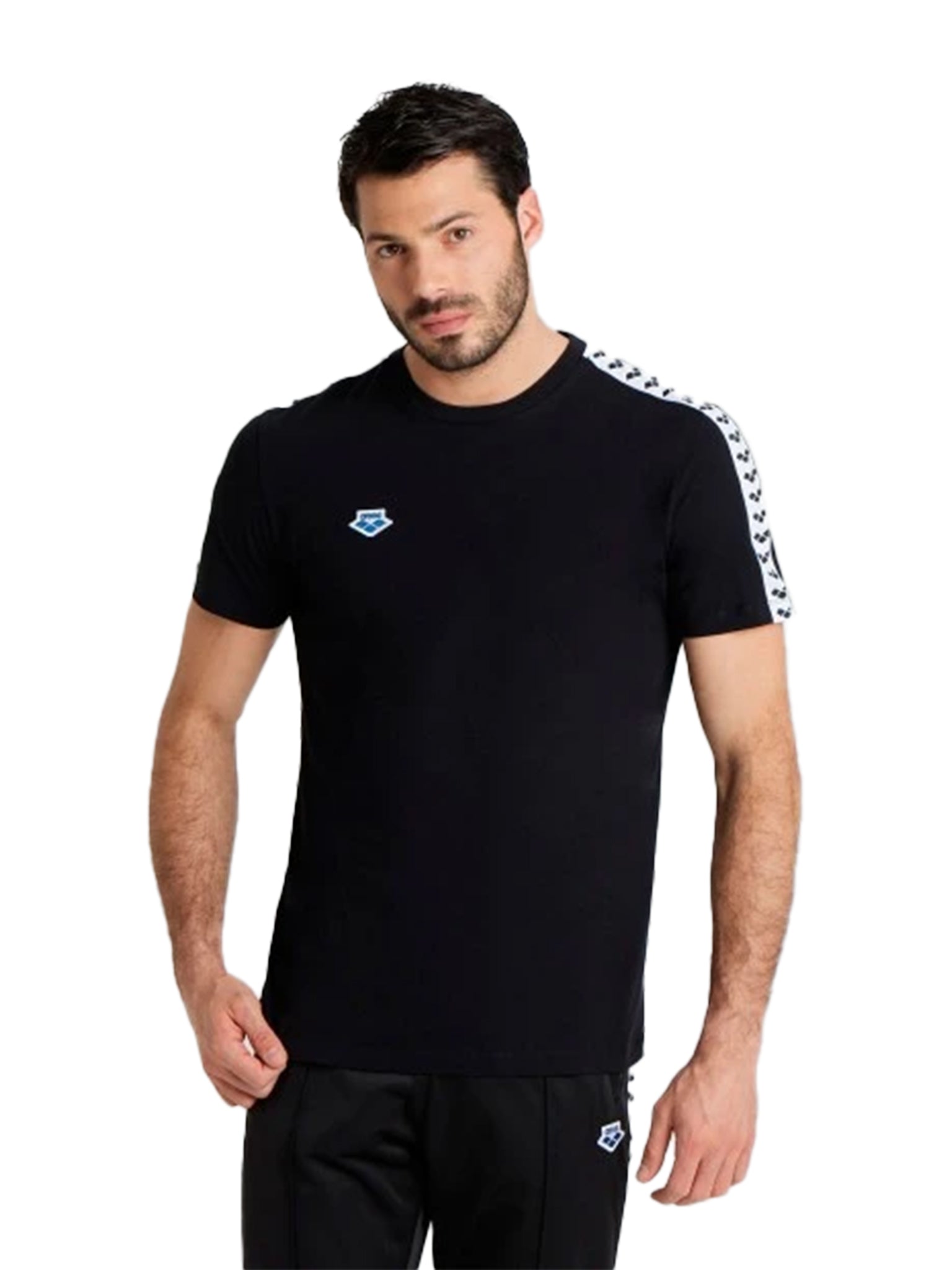 Men's Arena Team T-Shirt - Black/White