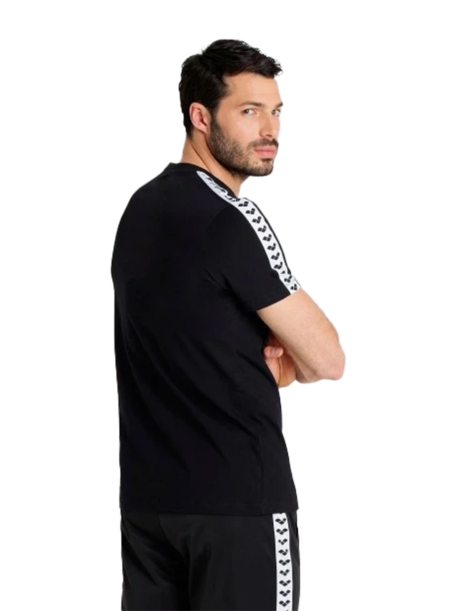 Men's Arena Team T-Shirt - Black/White