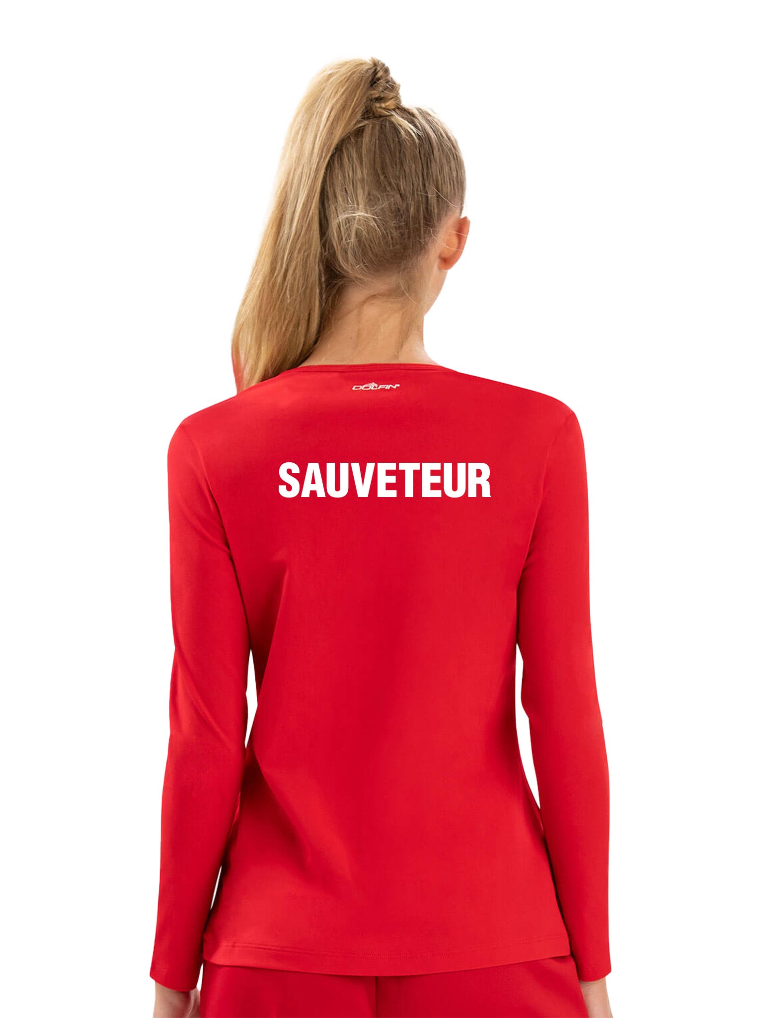 Sauveteur Rashguard Femme - Rouge